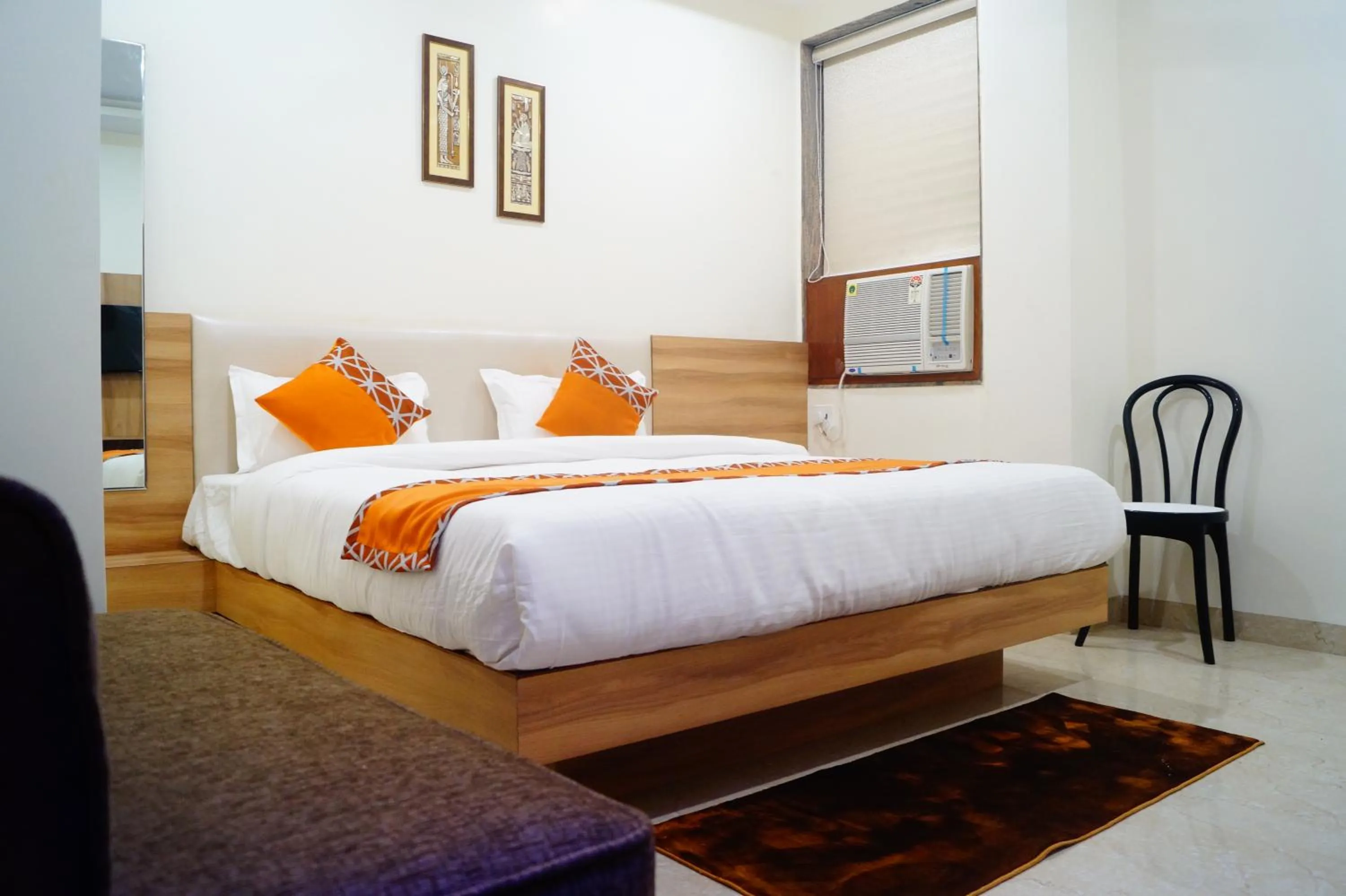 Bed in Hotel Shree Shyam International