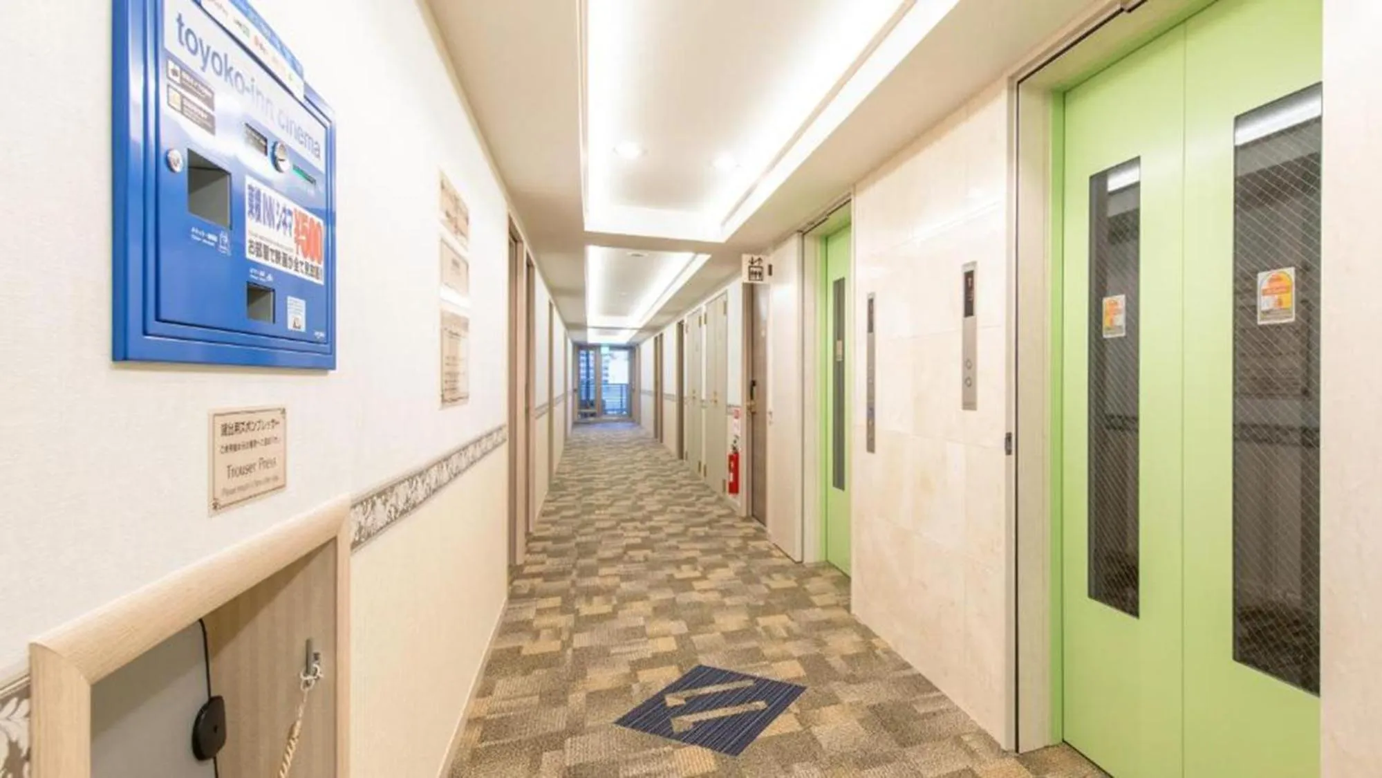 elevator in Toyoko Inn Hiroshima-eki Shinkansen-guchi No.2