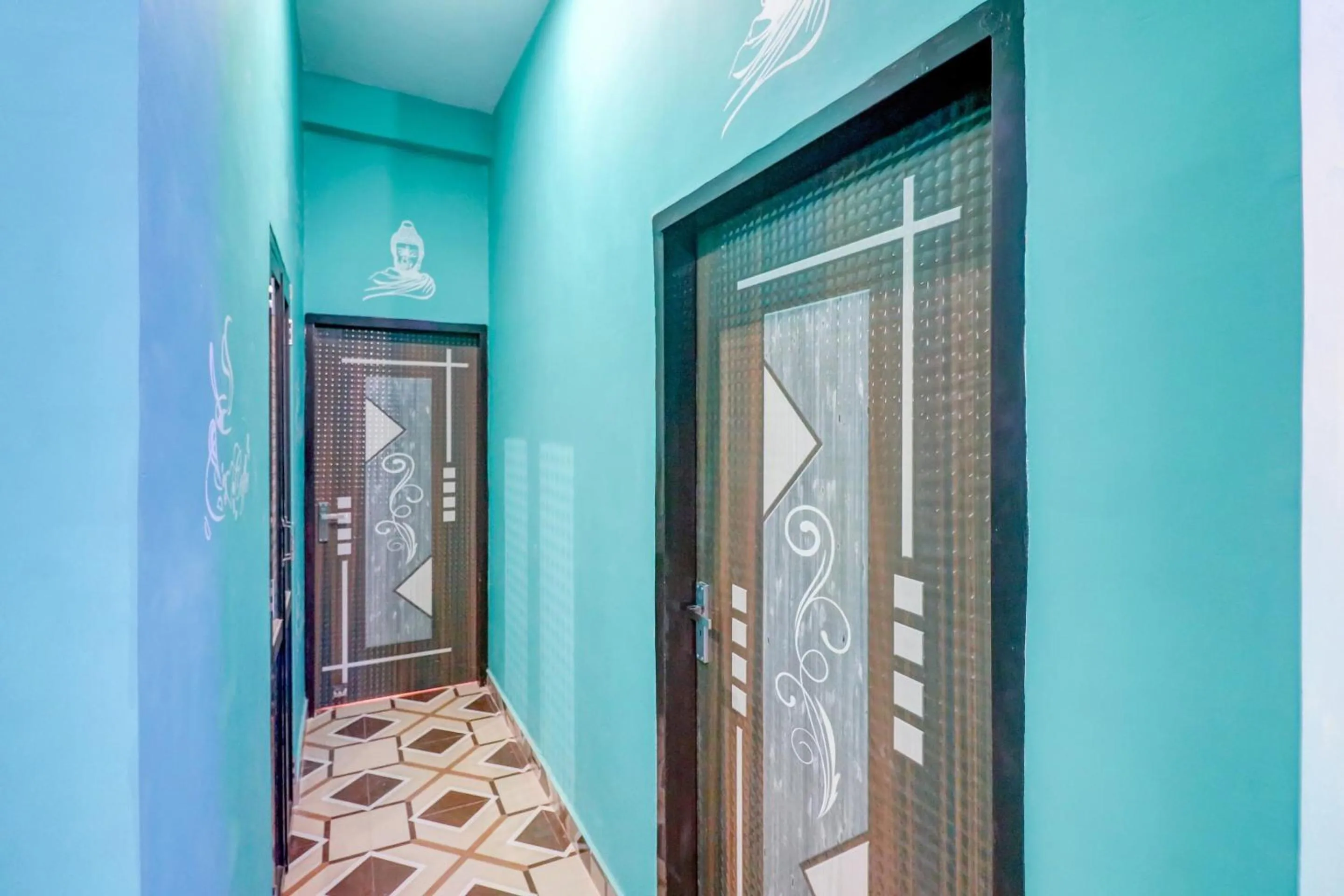 Lobby or reception in Hotel O R K RESIDENCY SGPGI