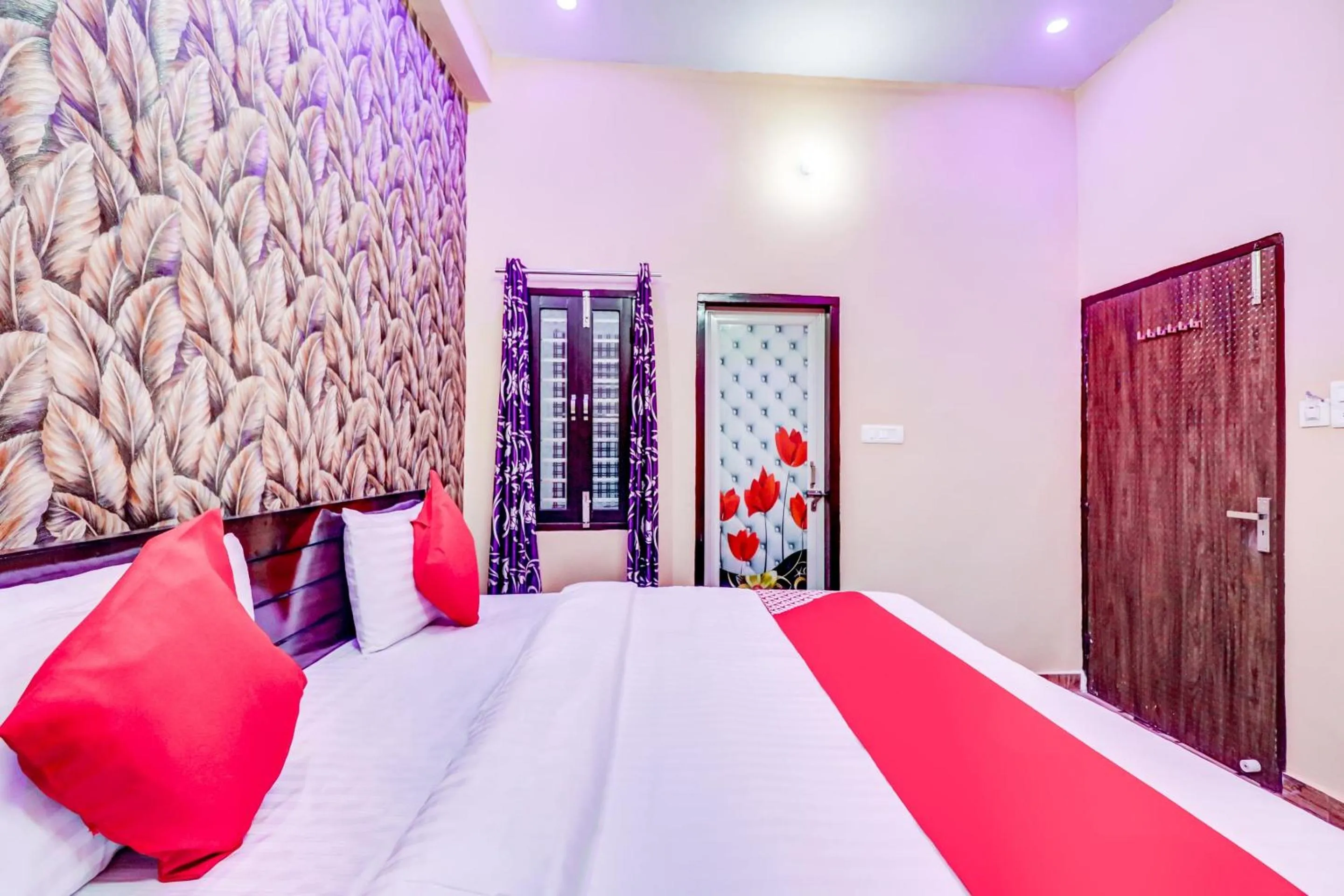 Bedroom, Bed in Hotel O R K RESIDENCY SGPGI