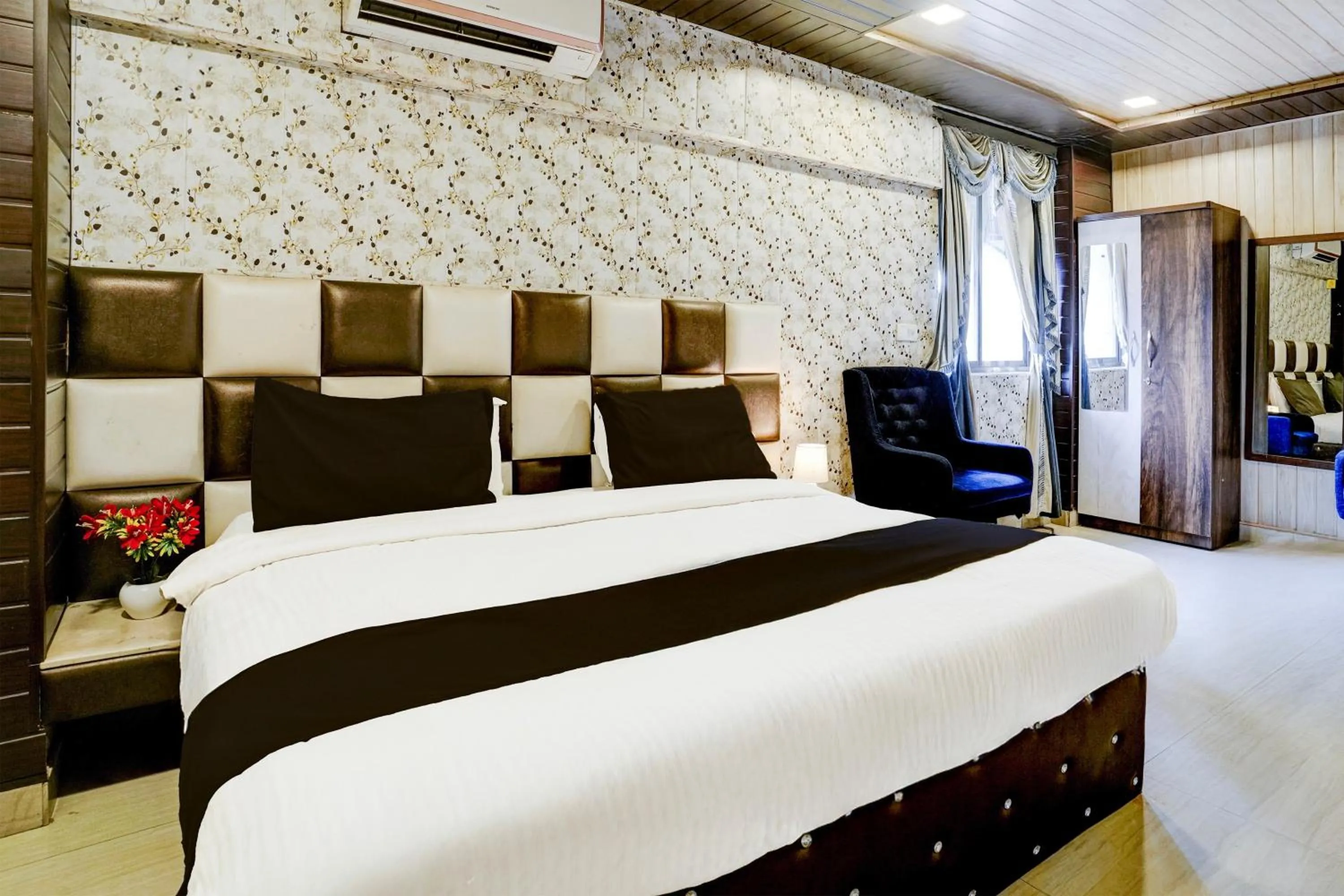 Bedroom, Bed in Collection O Thane Formerly Dove Residency