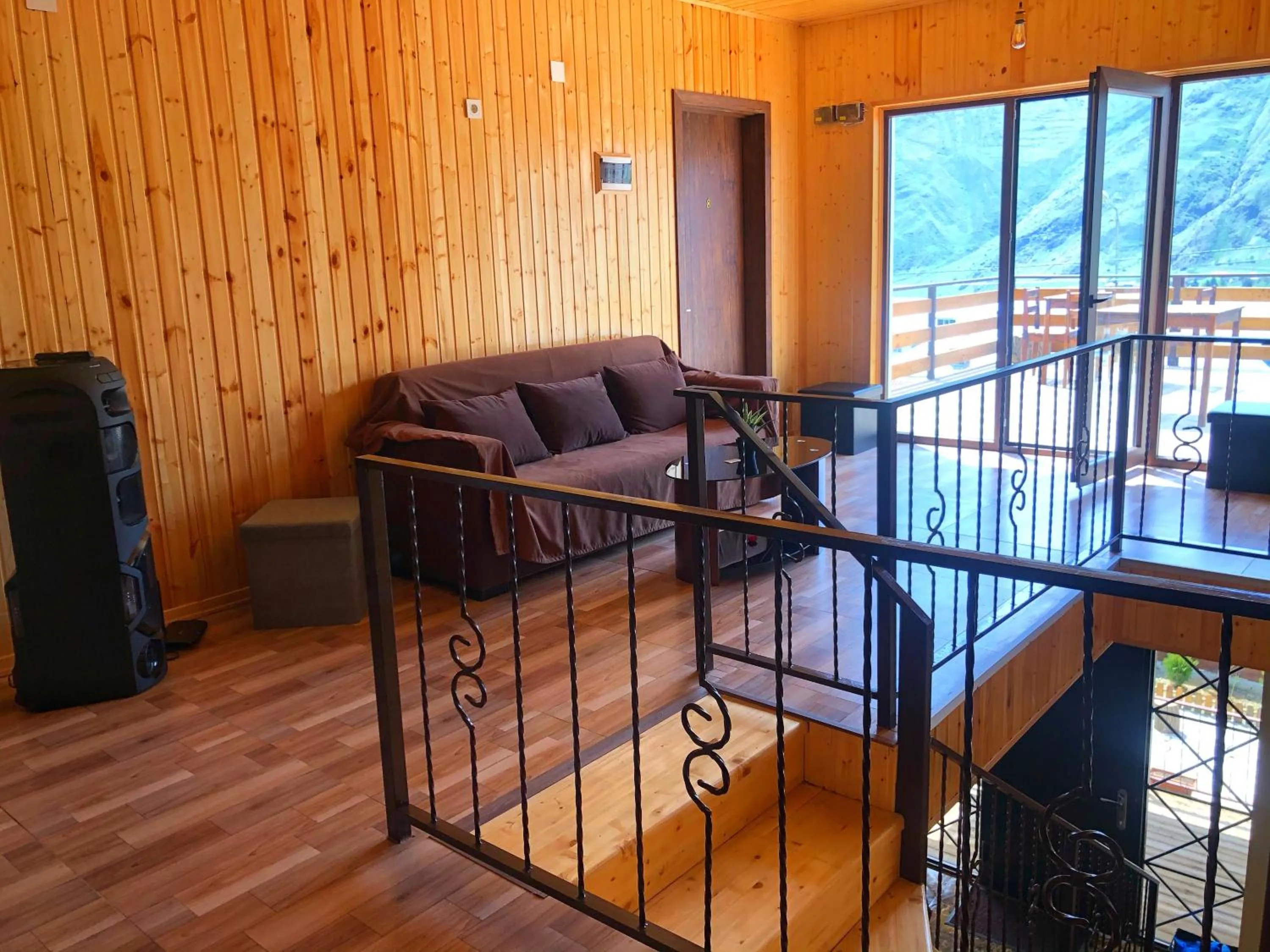 Seating area in HOTEL KAZBEGI 1963