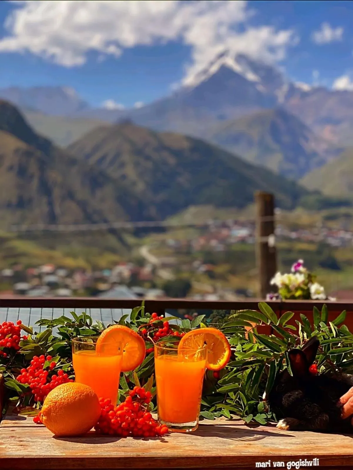Balcony/Terrace in HOTEL KAZBEGI 1963
