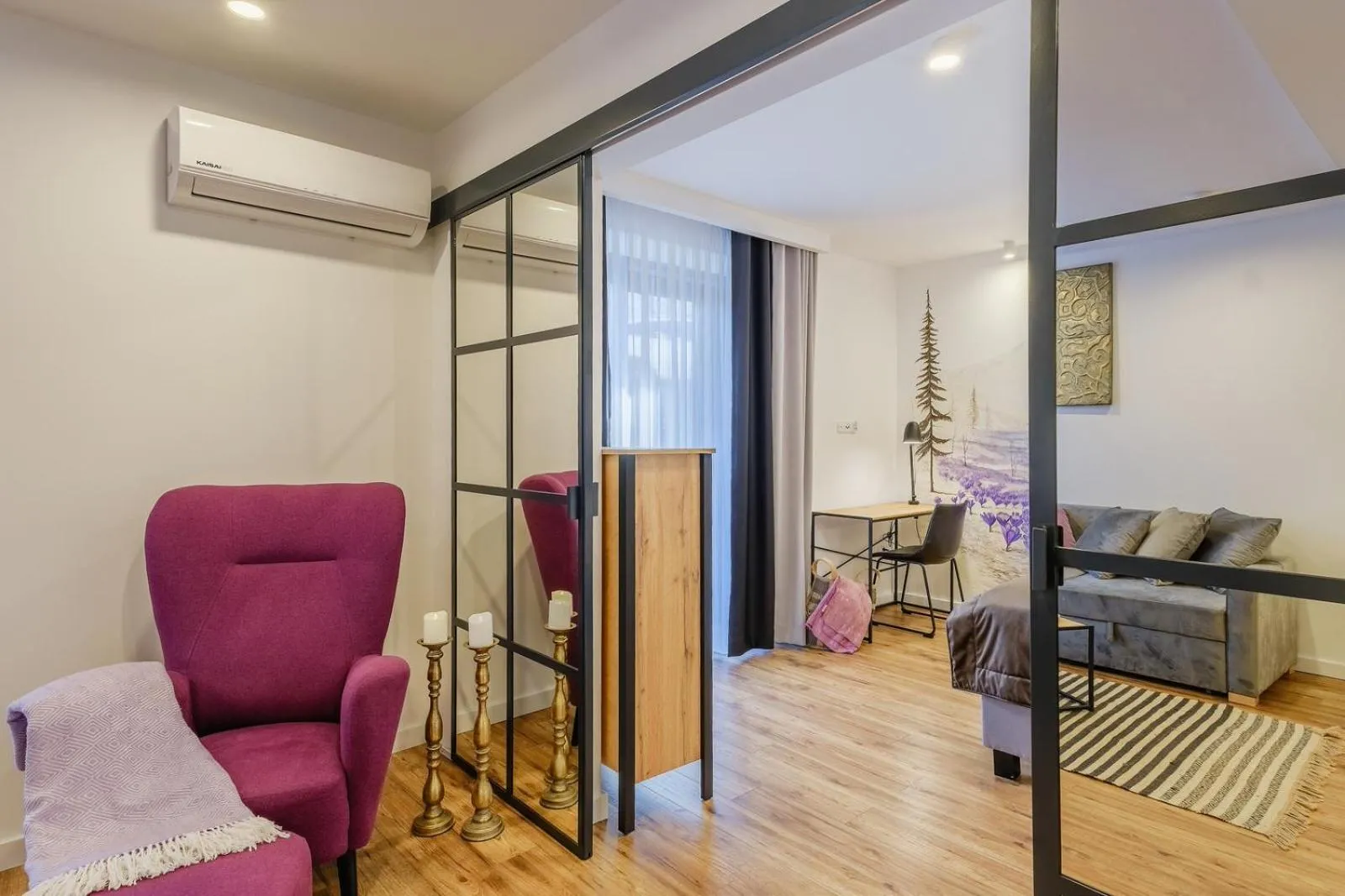 Living room in REZYDENCJA ORNAK 5 - stylowe apartamenty z balkonami i jacuzzi, 5 min pieszo do Krupówek, IZBY PODHALAŃSKIE