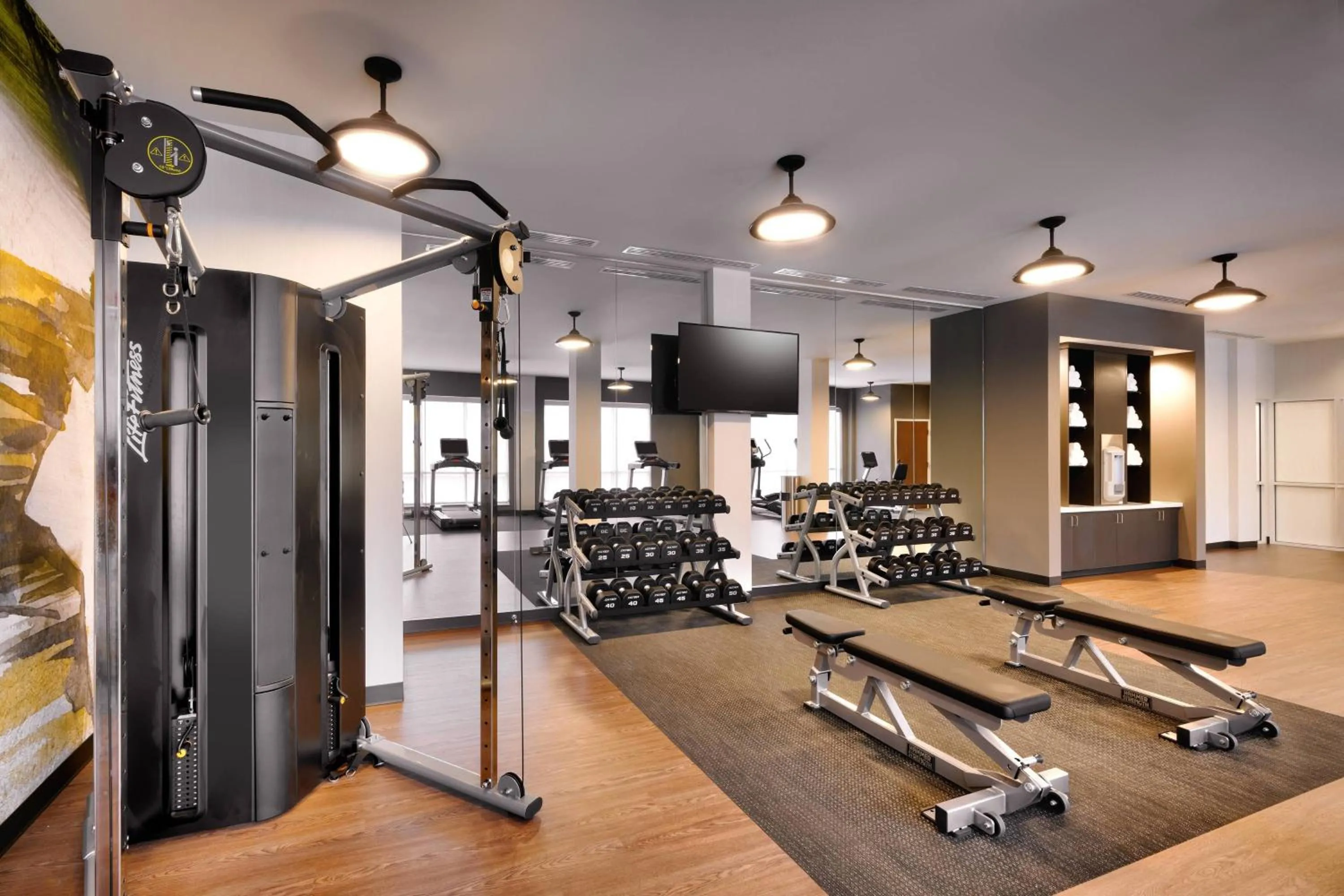 Fitness centre/facilities in Courtyard by Marriott Atlanta Duluth Downtown