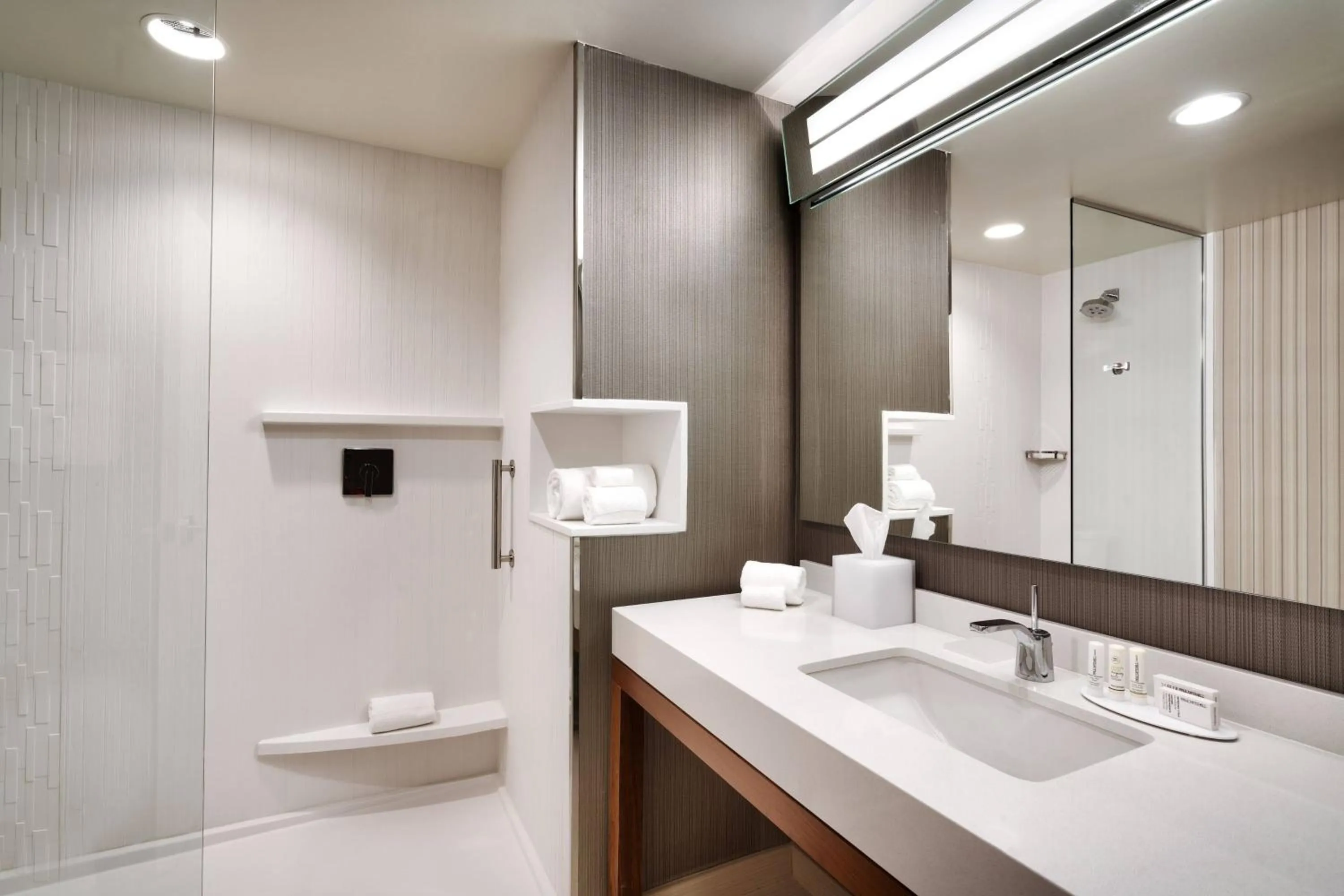 Bathroom in Courtyard by Marriott Atlanta Duluth Downtown