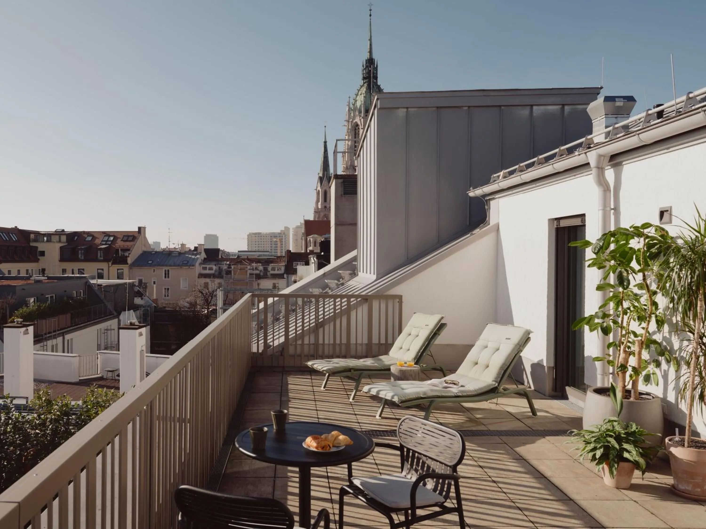 Balcony/Terrace in Schwan Locke