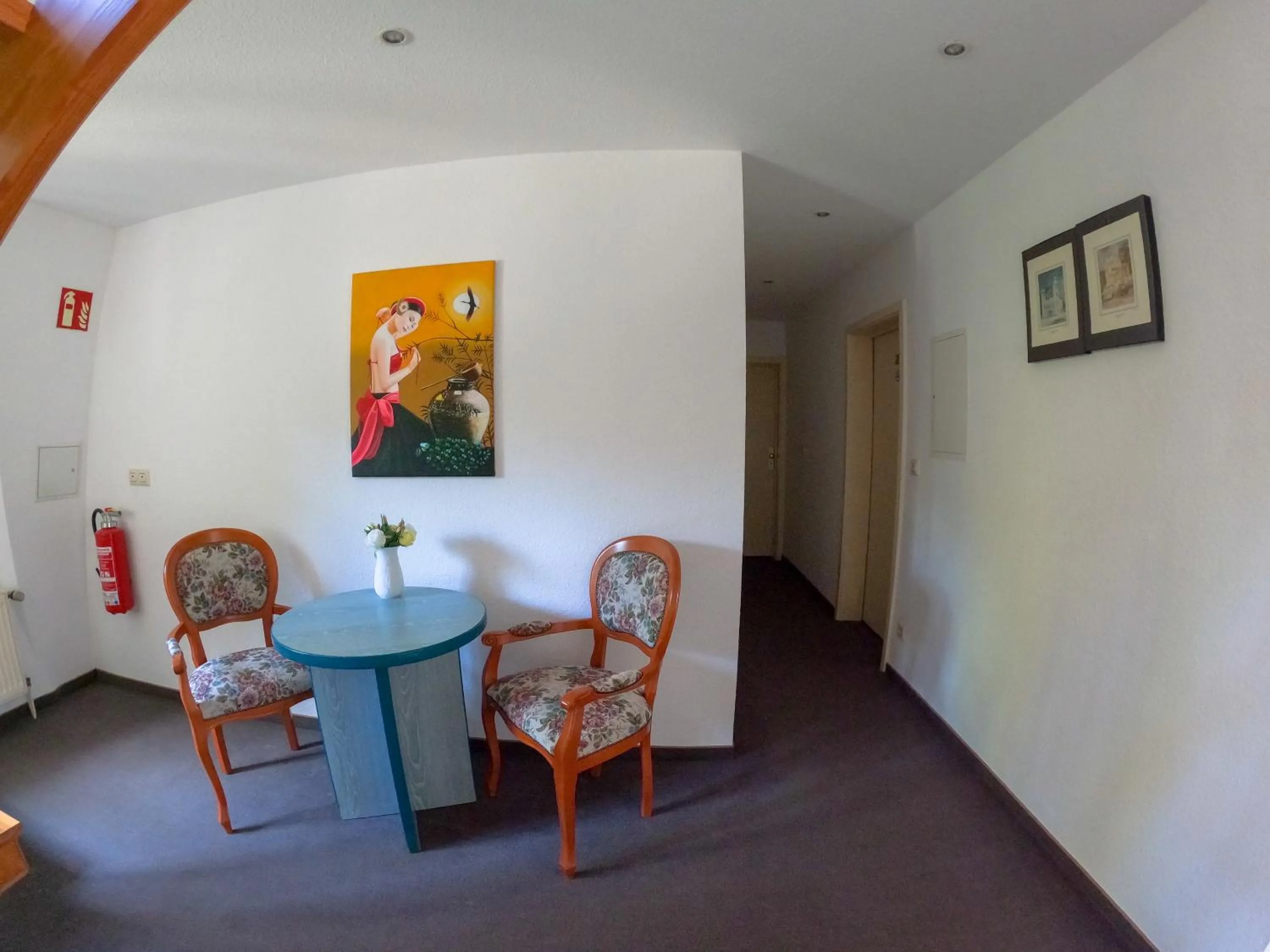 Seating area in Hotel Diana