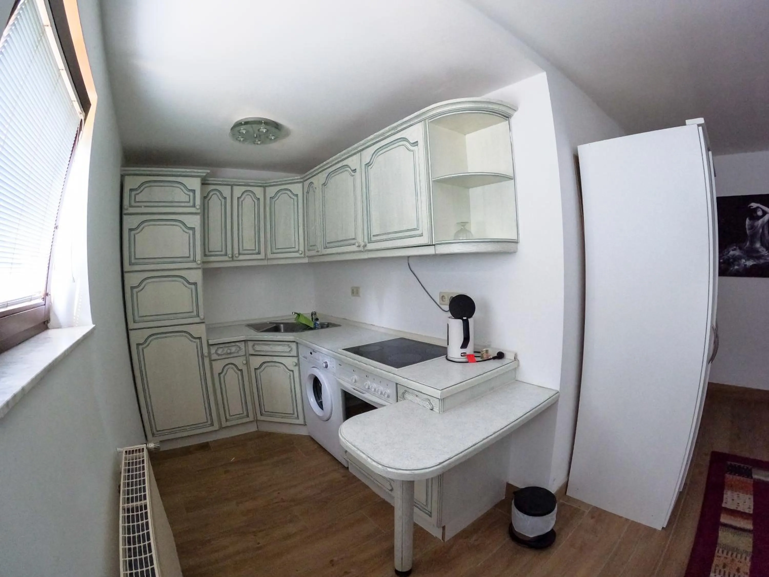 Kitchen or kitchenette in Hotel Diana