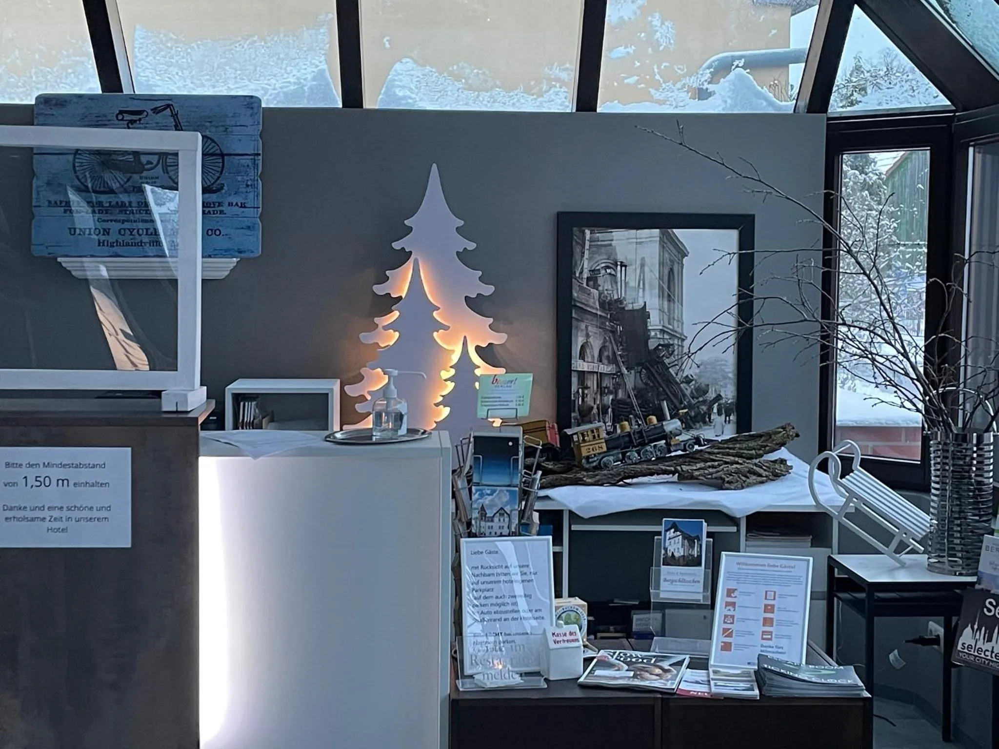 Lobby or reception in Hotel & Restaurant Bergschlösschen