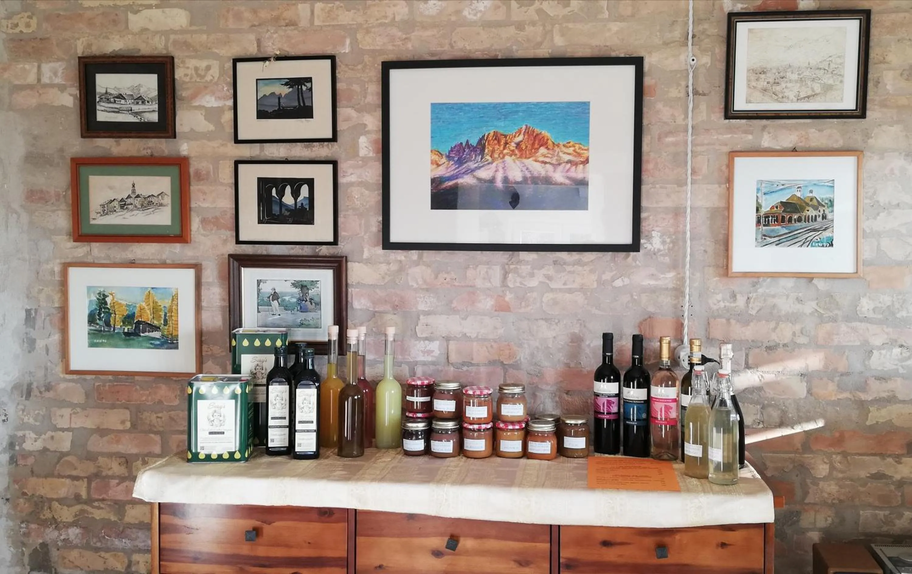 Food and drinks in La mia Casa nelle Marche