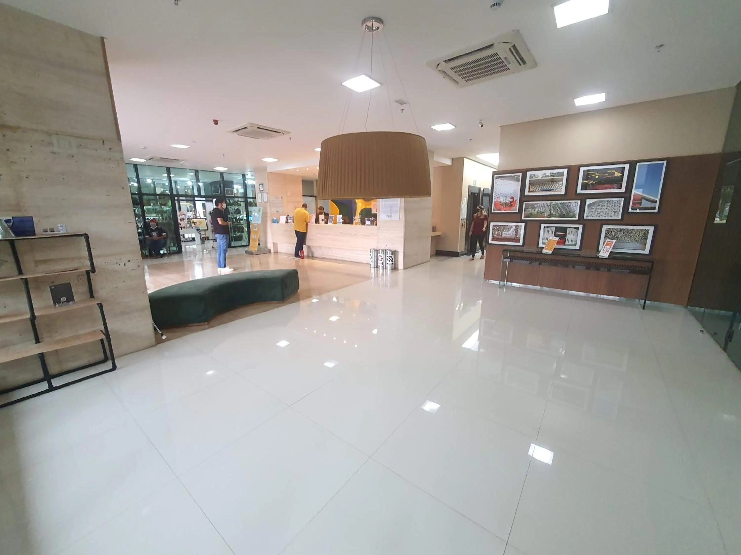 Lobby or reception in Flat no Athos Bulcão Executive By Rei dos Flats