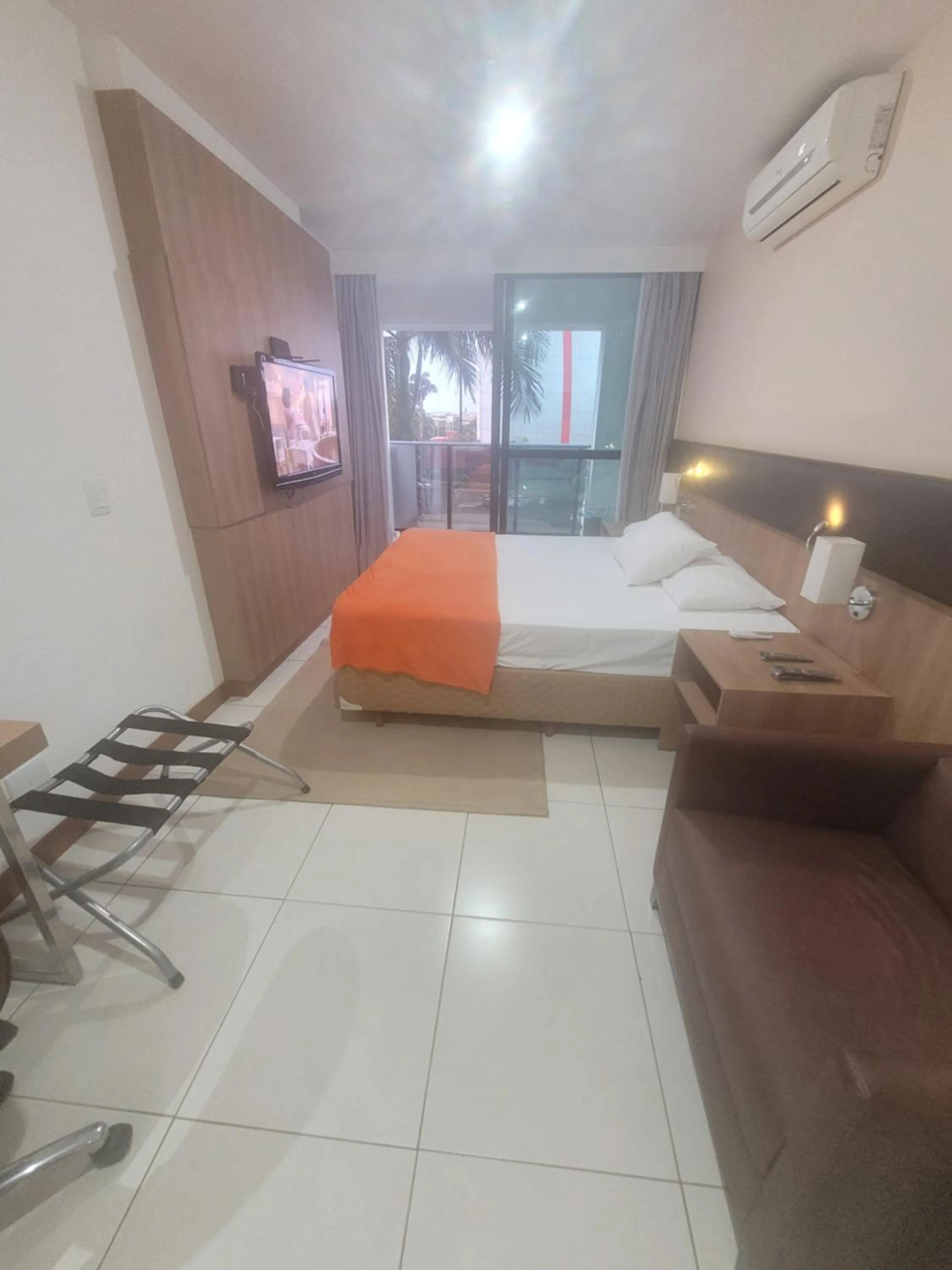 Bed in Flat no Athos Bulcão Executive By Rei dos Flats