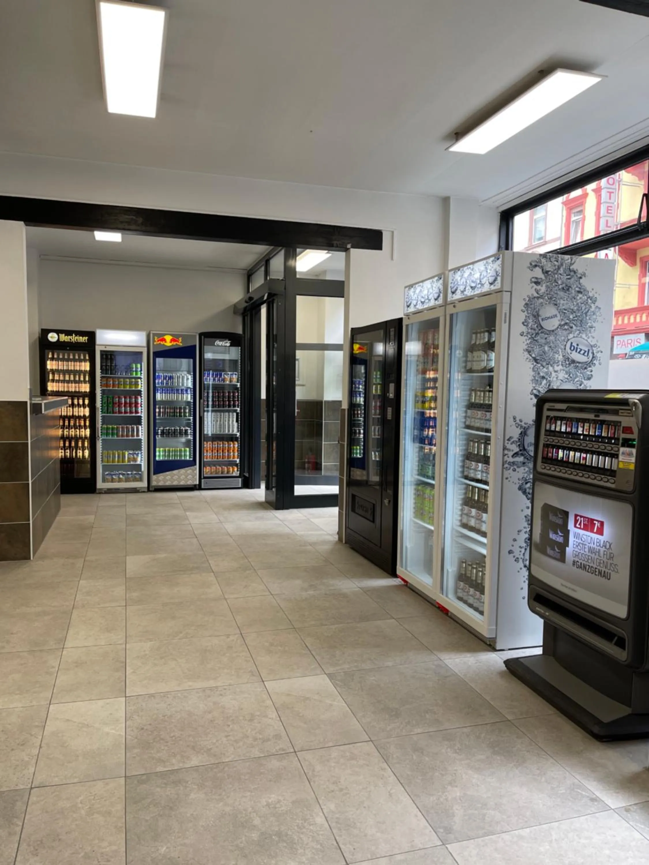 vending machine in Pension Alpha