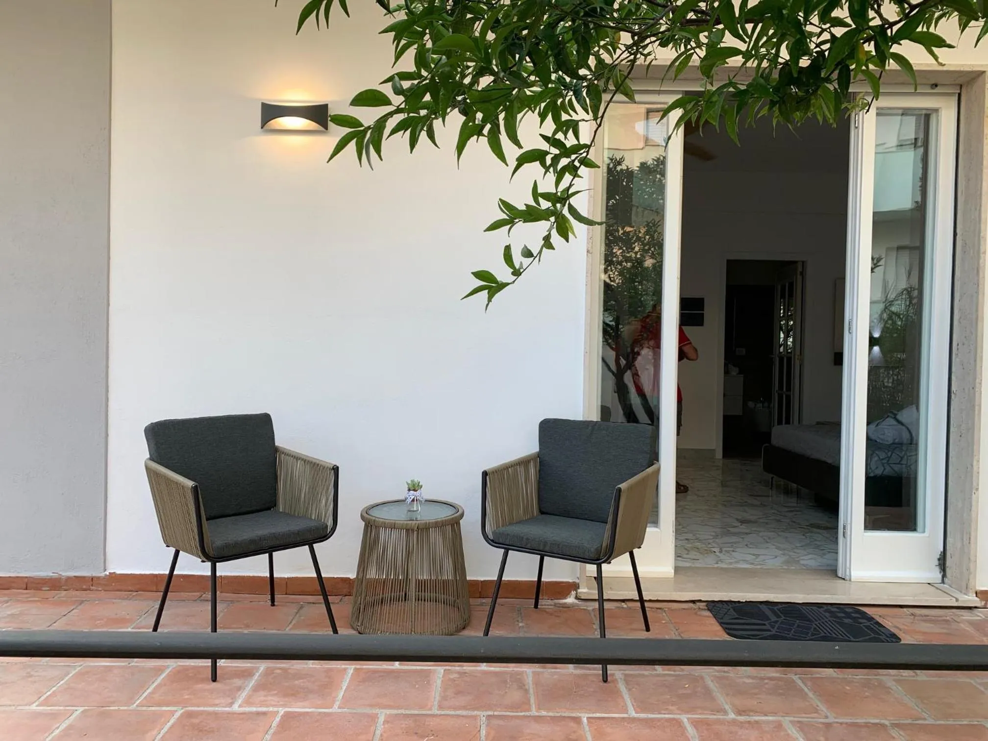 Patio in B&B Villa dei Desideri