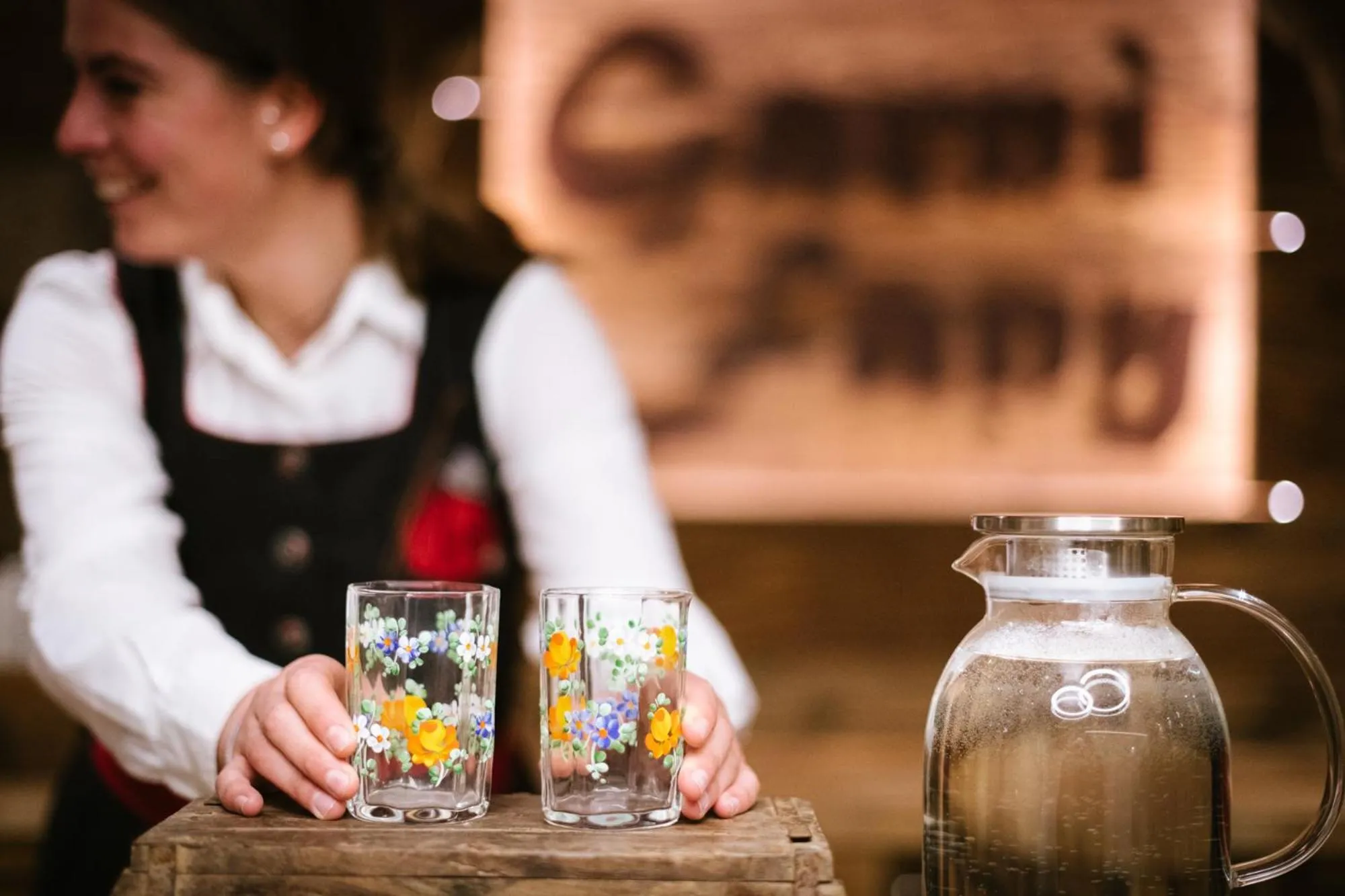 Lobby or reception in Garni Fany