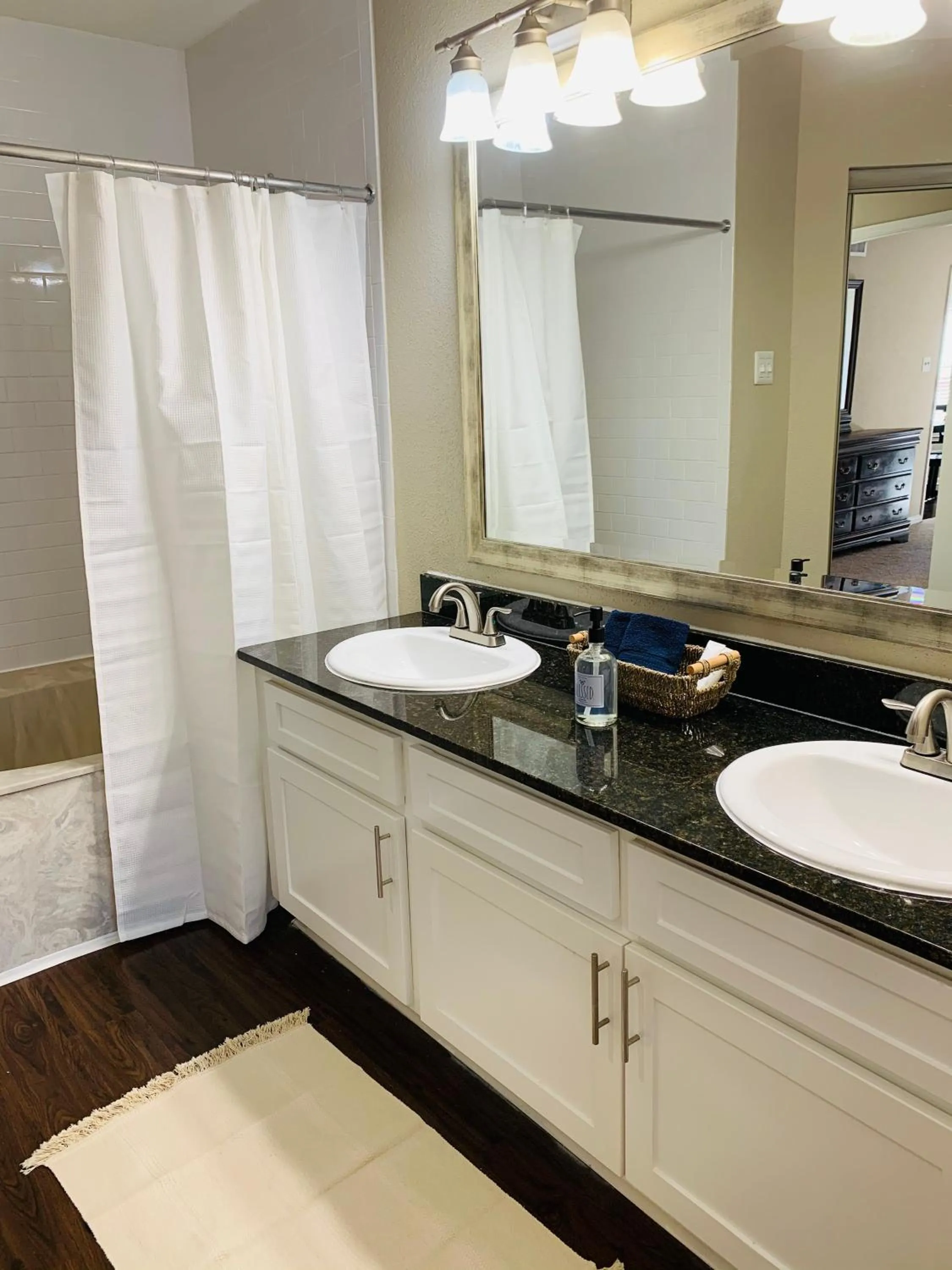 Bathroom in Peaceful Medical Center Apartment 2BR & 2BA