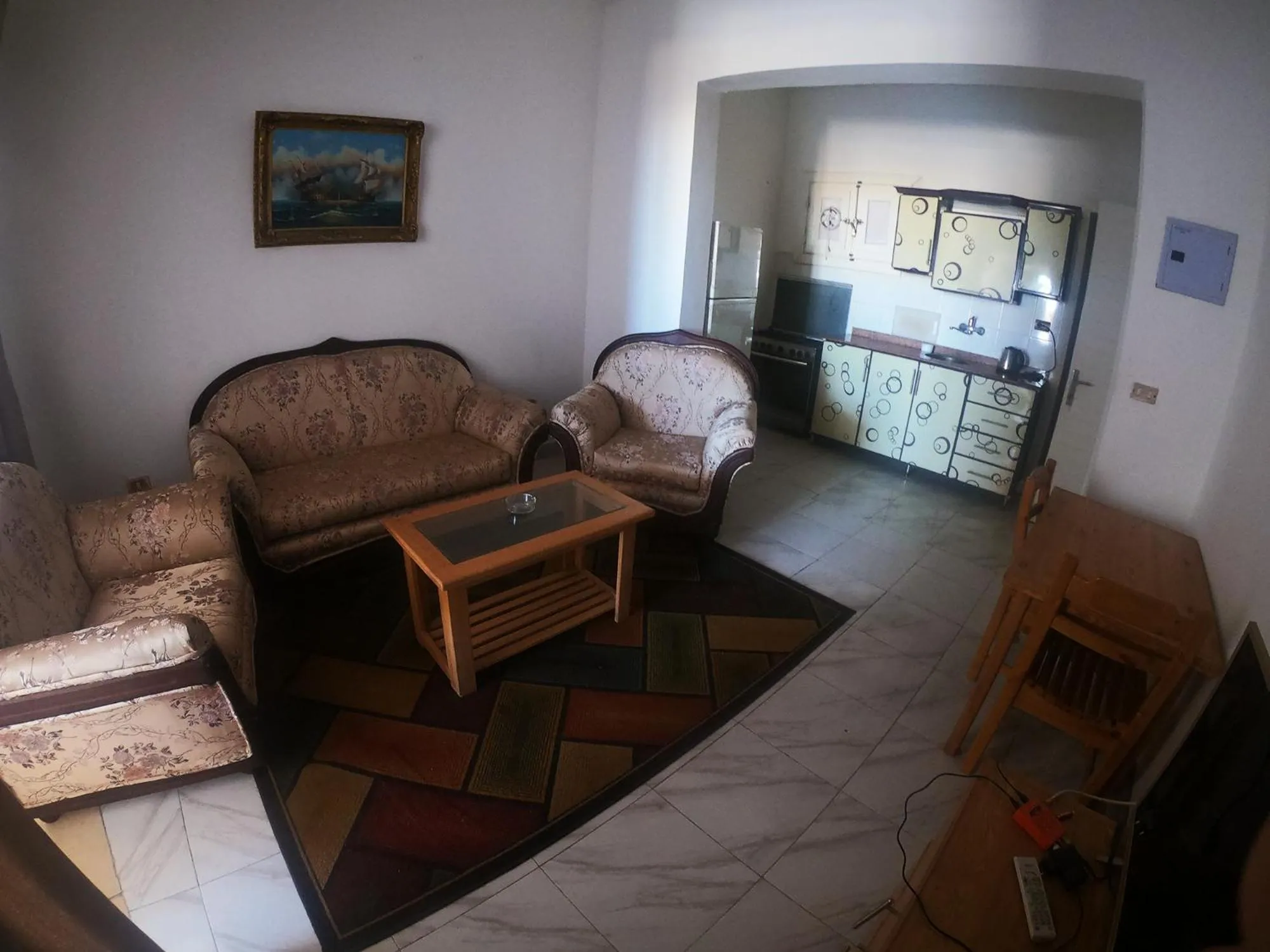 Living room in Station House