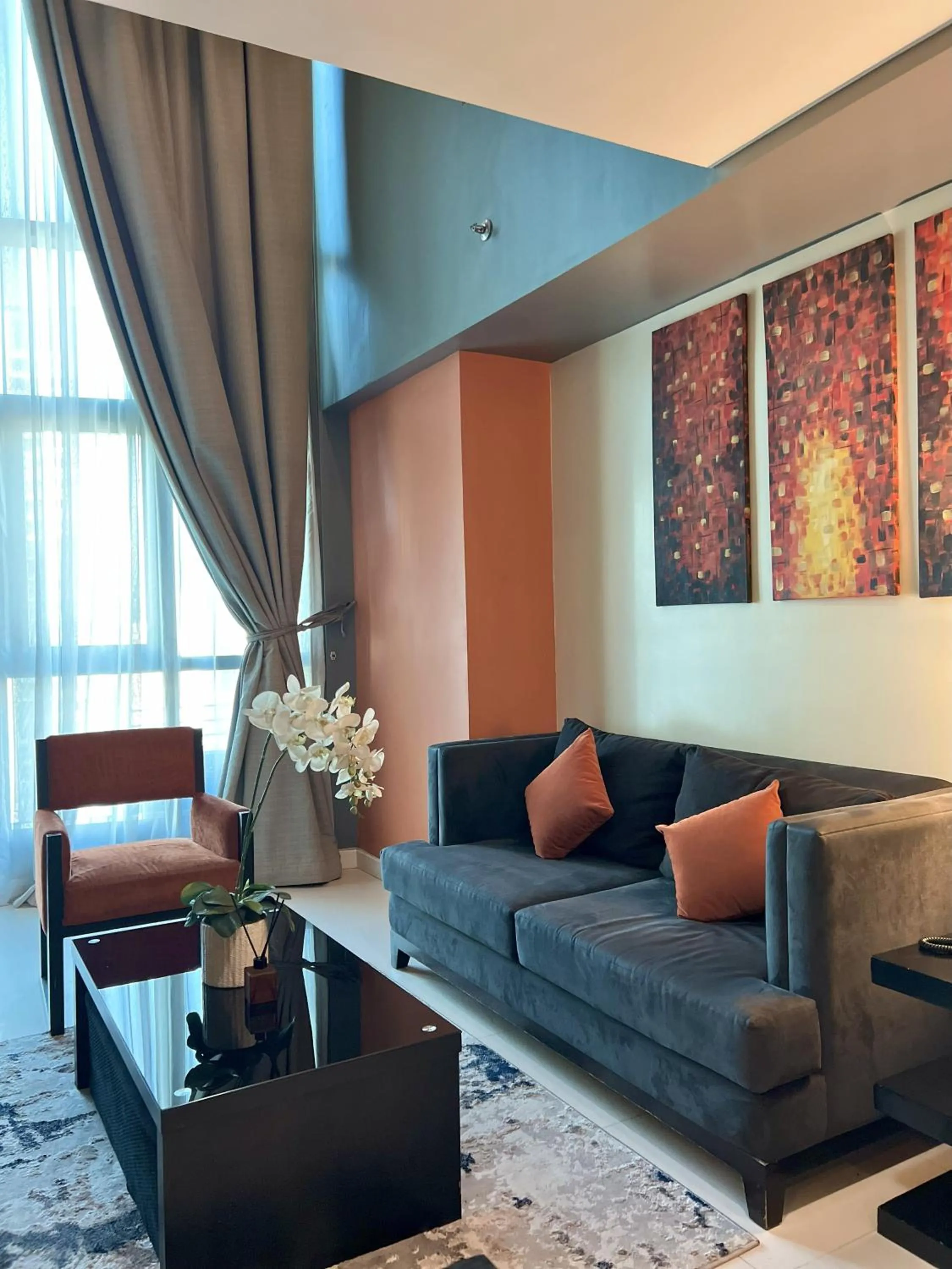 Living room in KL Serviced Residences Managed by HII