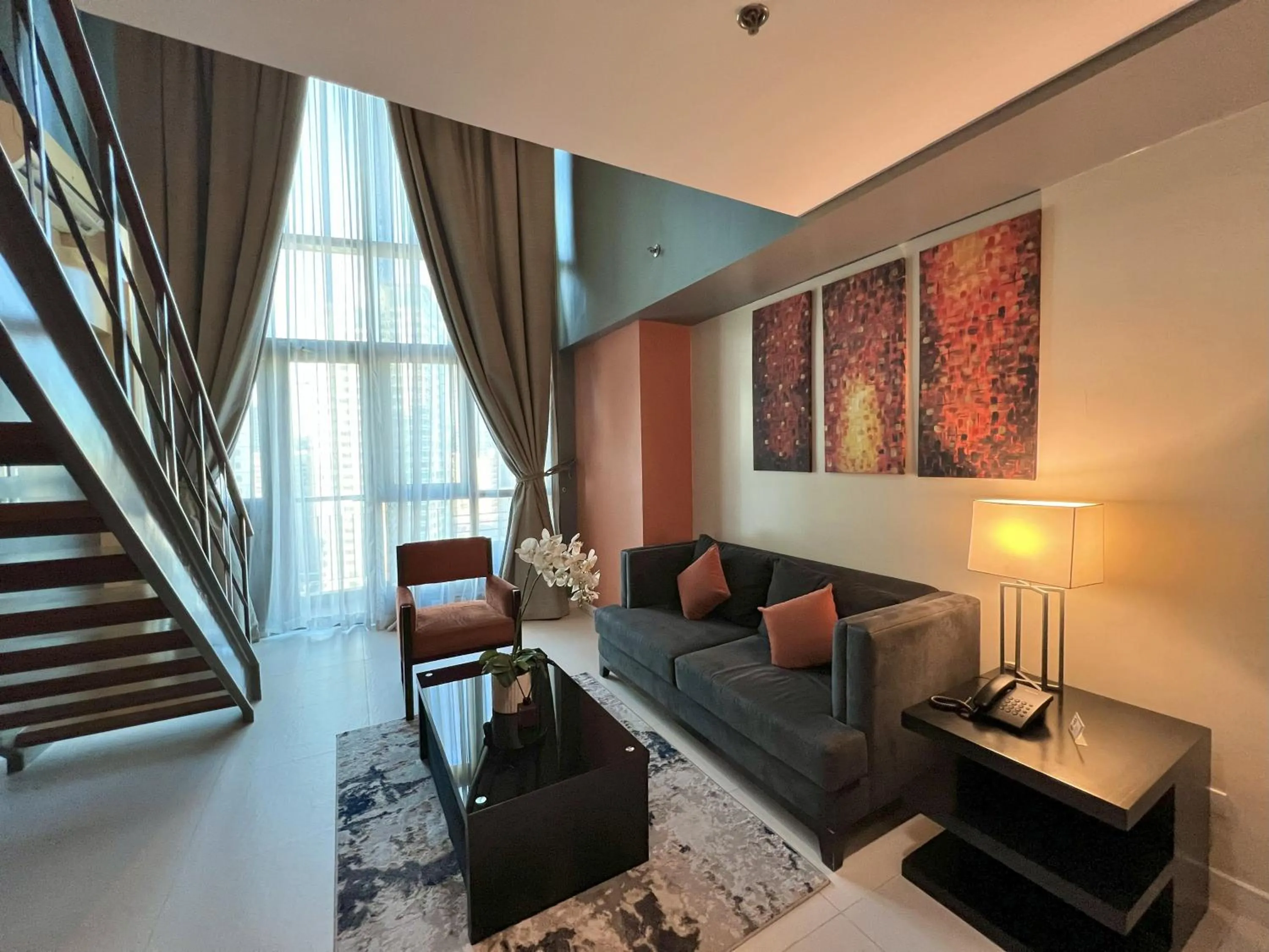 Living room in KL Serviced Residences Managed by HII