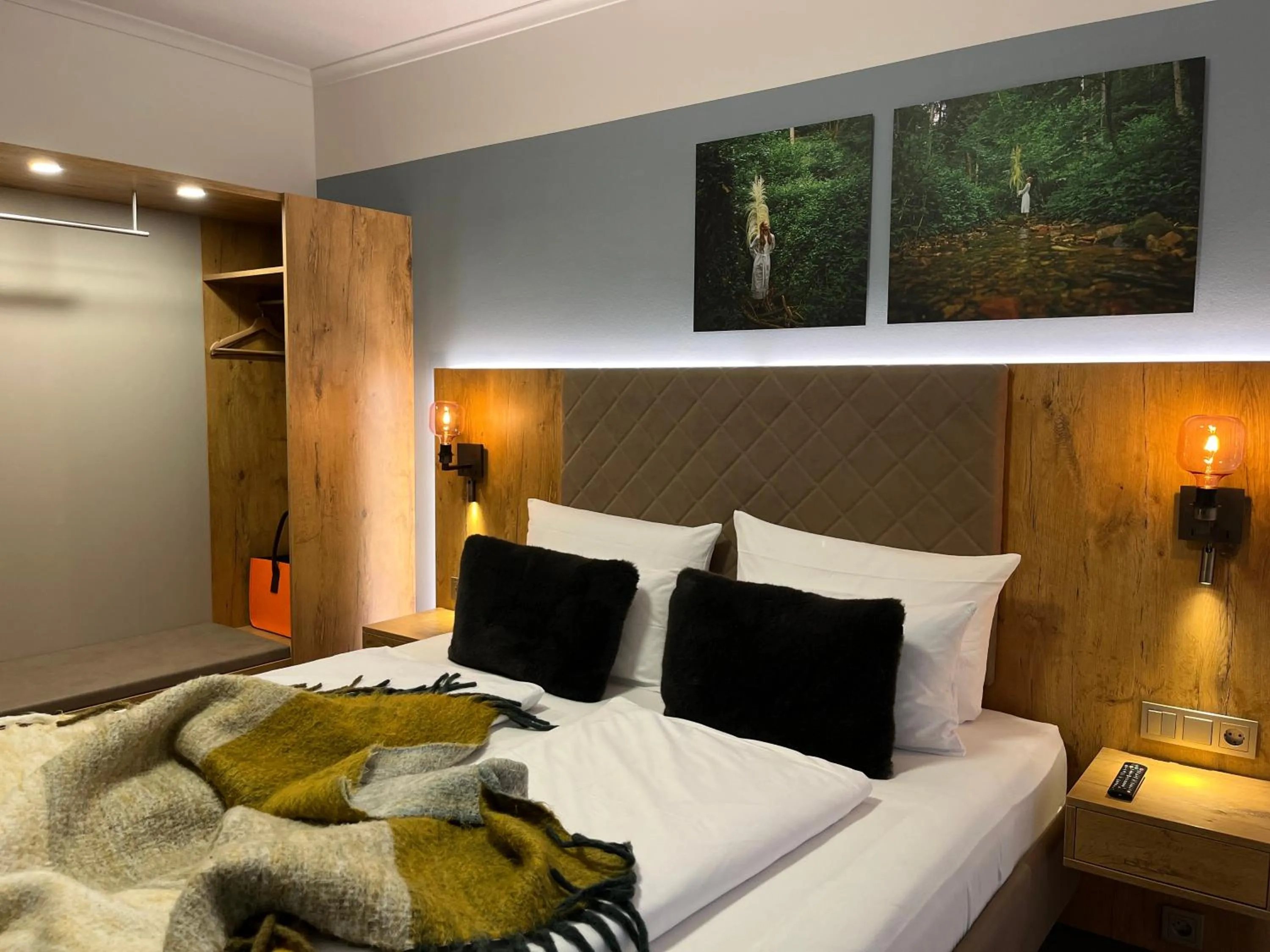 Bed in Hotel Schlossberg