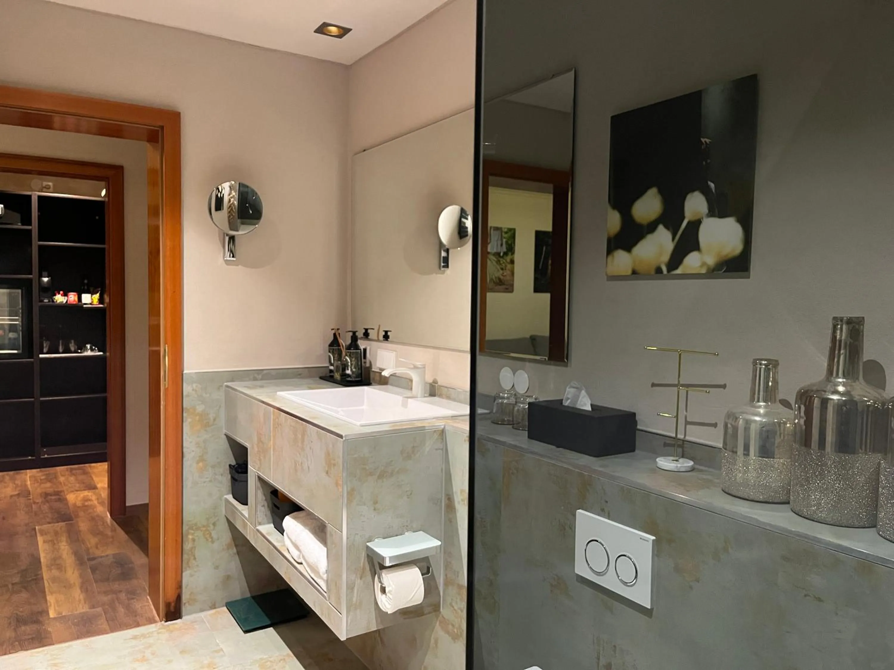 Bathroom in Hotel Schlossberg