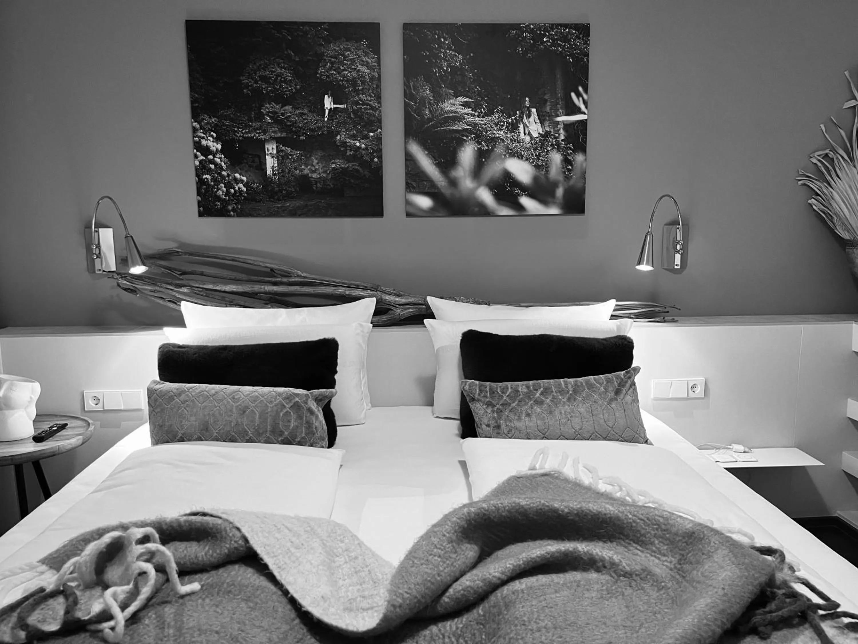 Bed in Hotel Schlossberg