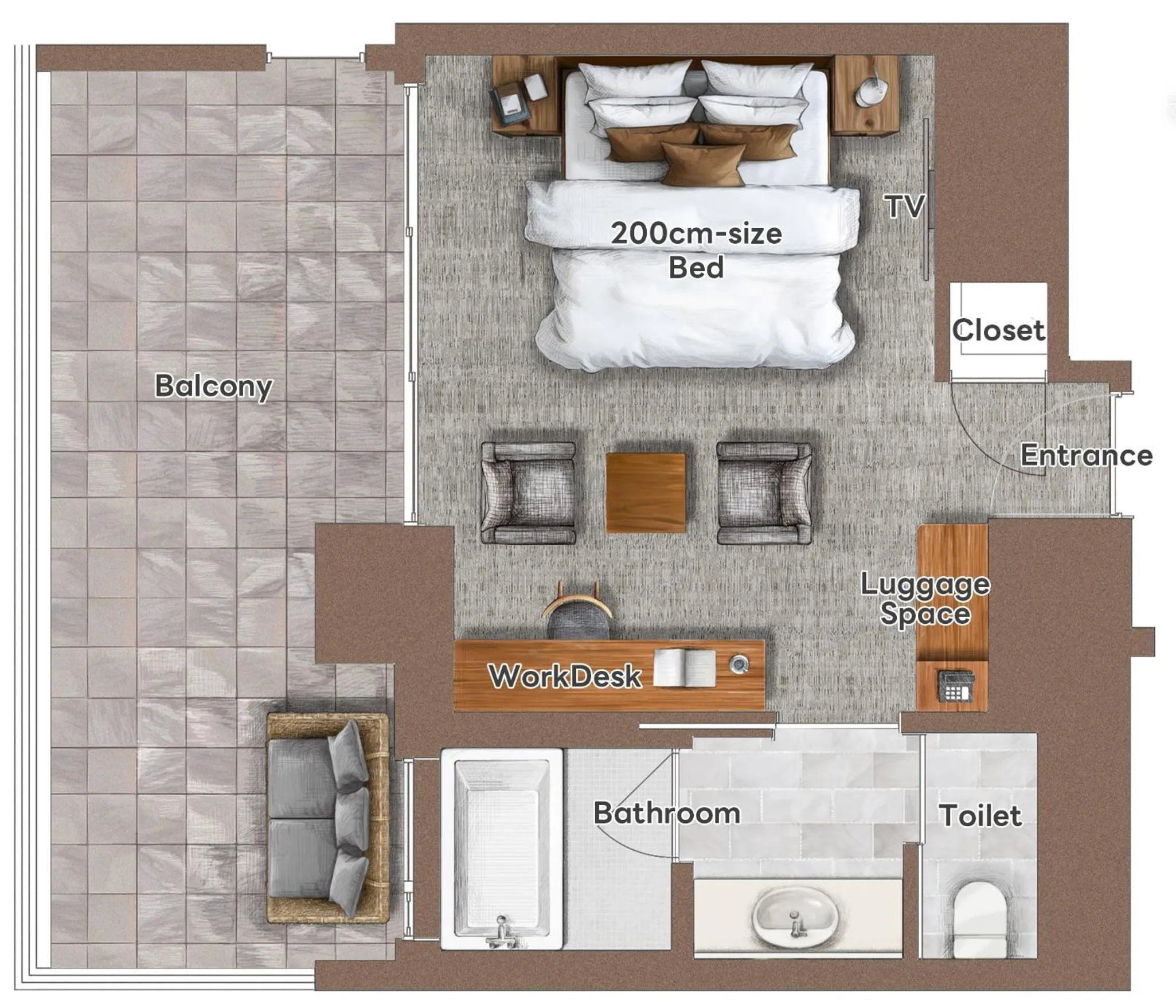 Floor plan in PROSTYLE TERRACE NAHA