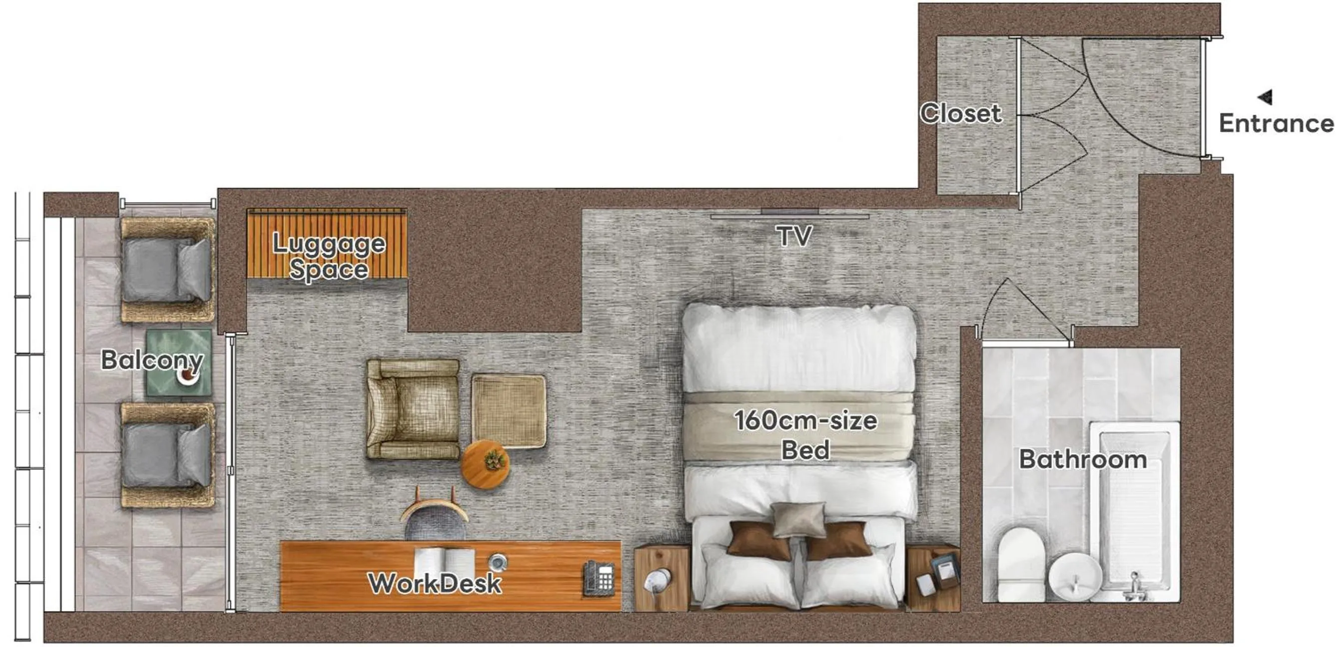Floor plan in PROSTYLE TERRACE NAHA