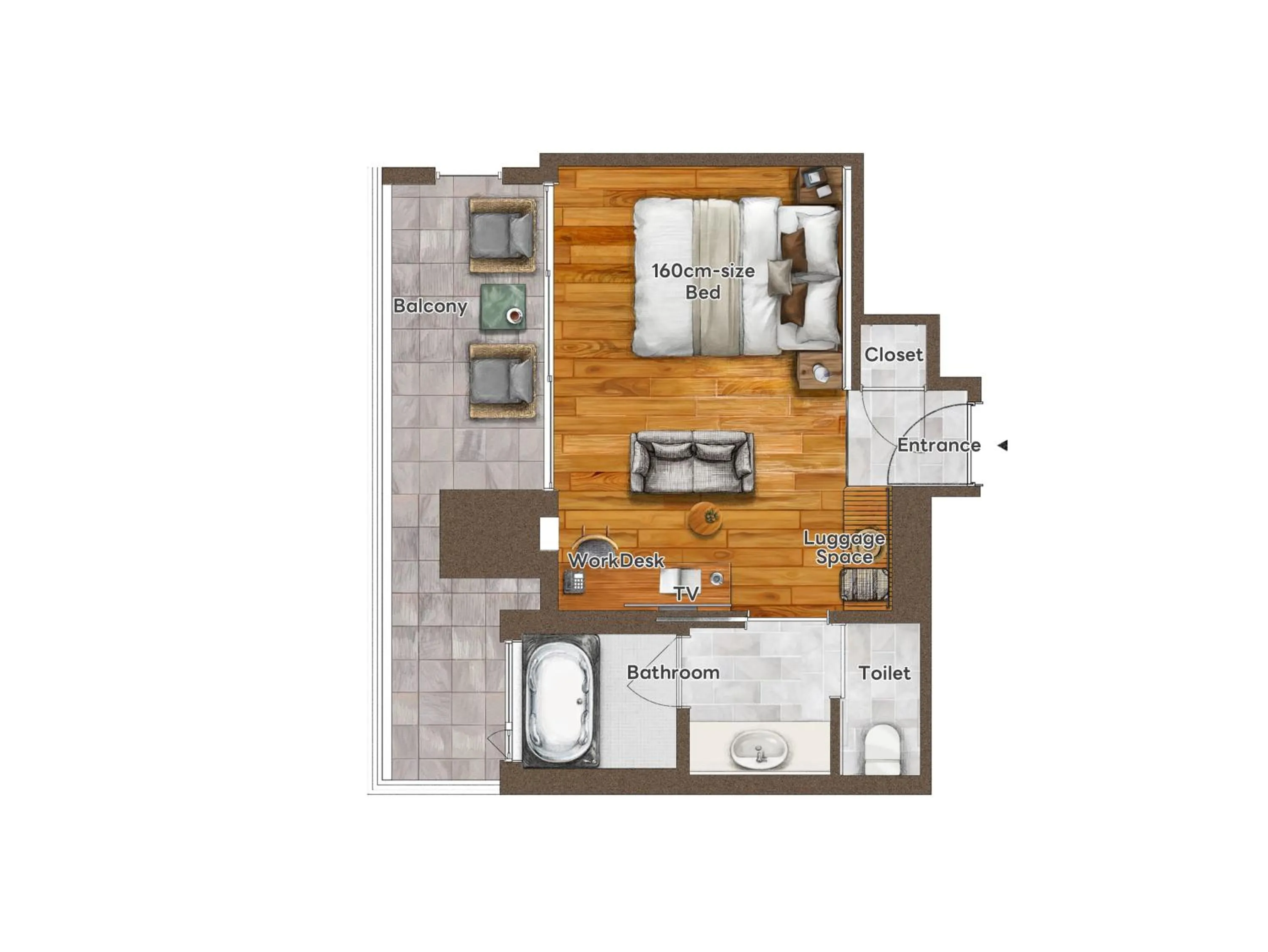 Floor plan in PROSTYLE TERRACE NAHA