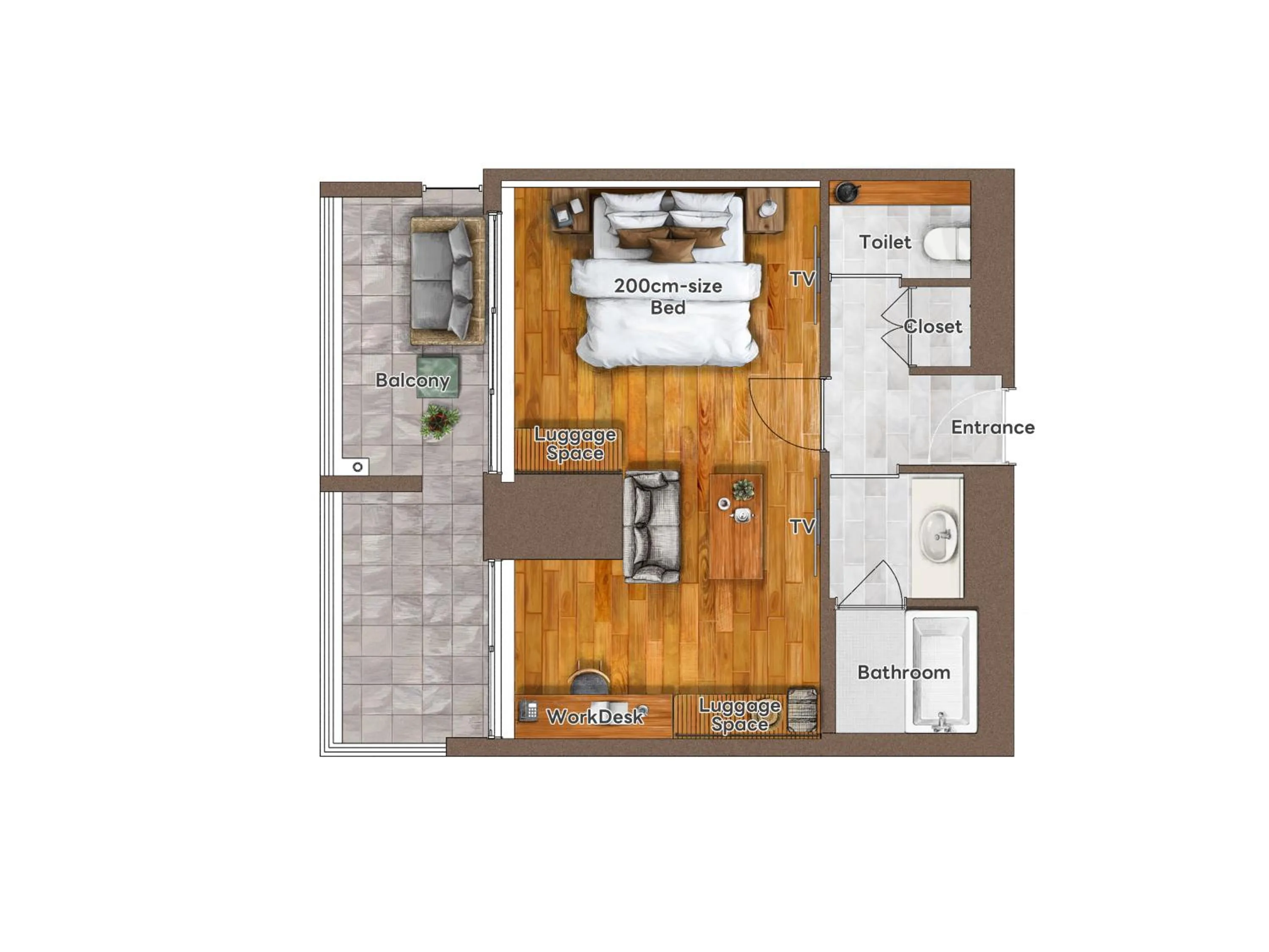 Floor plan in PROSTYLE TERRACE NAHA