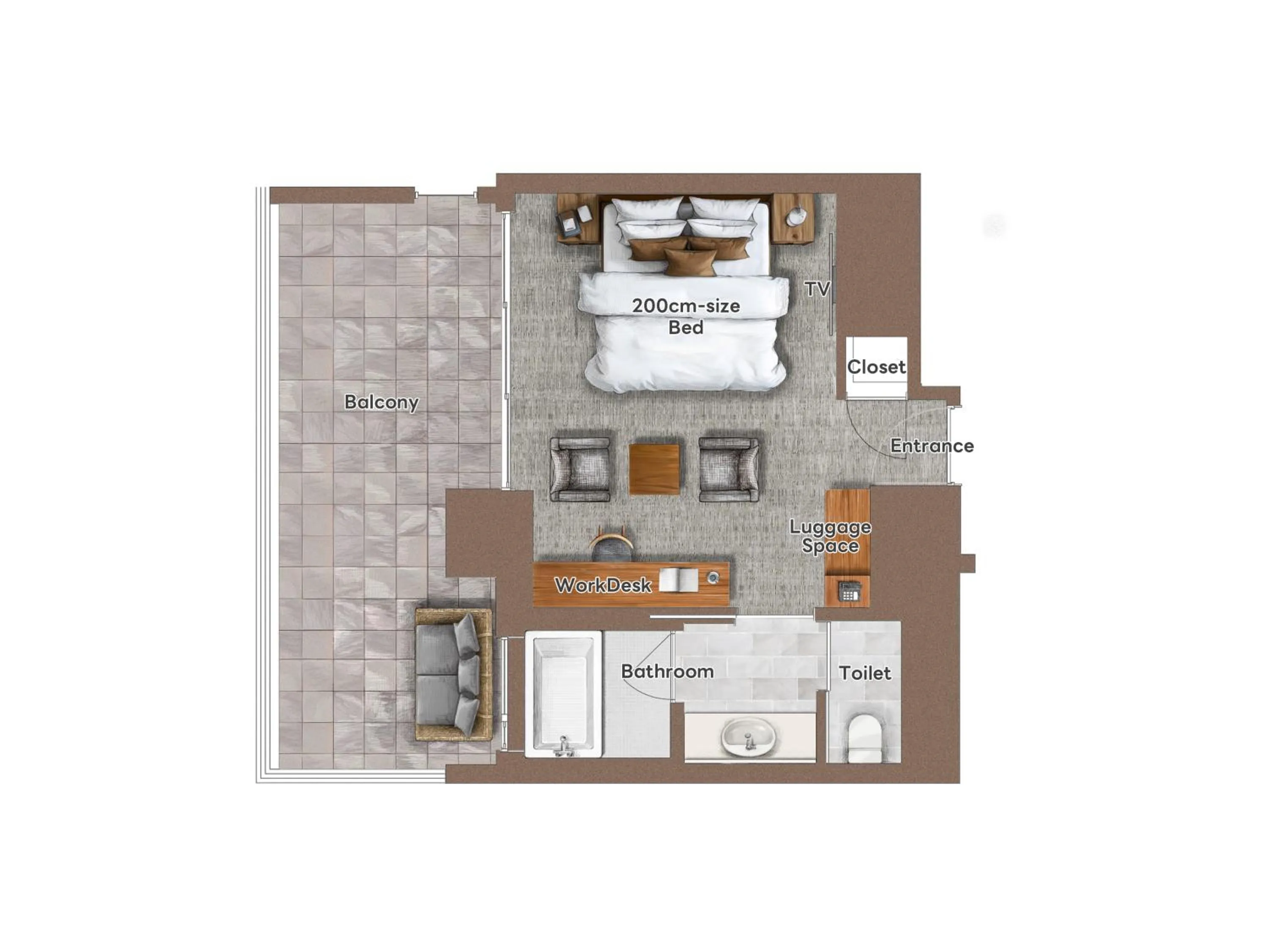 Floor plan in PROSTYLE TERRACE NAHA