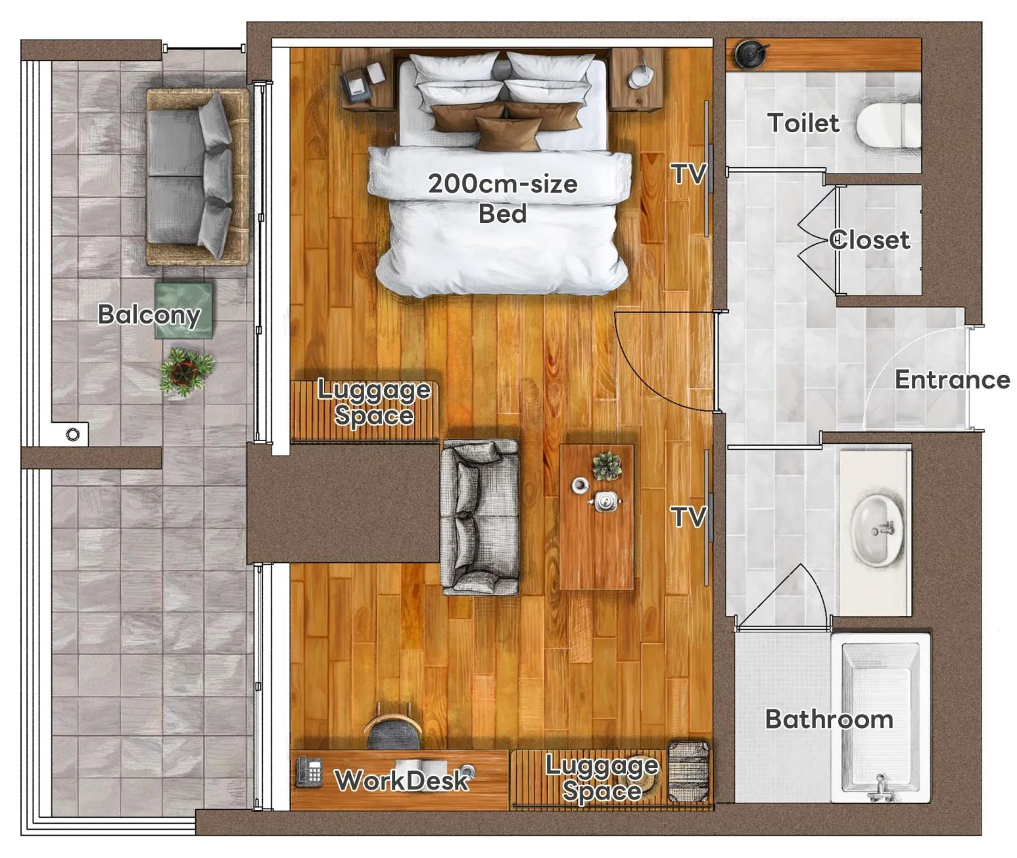 Floor plan in PROSTYLE TERRACE NAHA