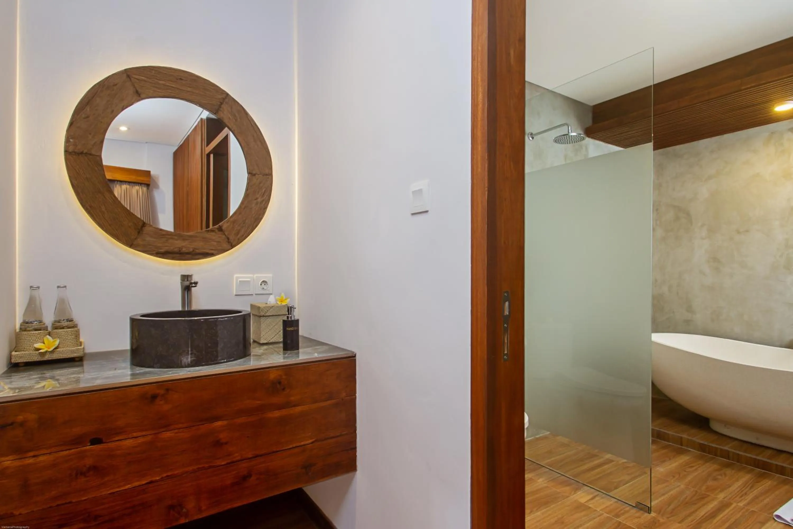 Bathroom in Reswaha Villas by GenuineHost