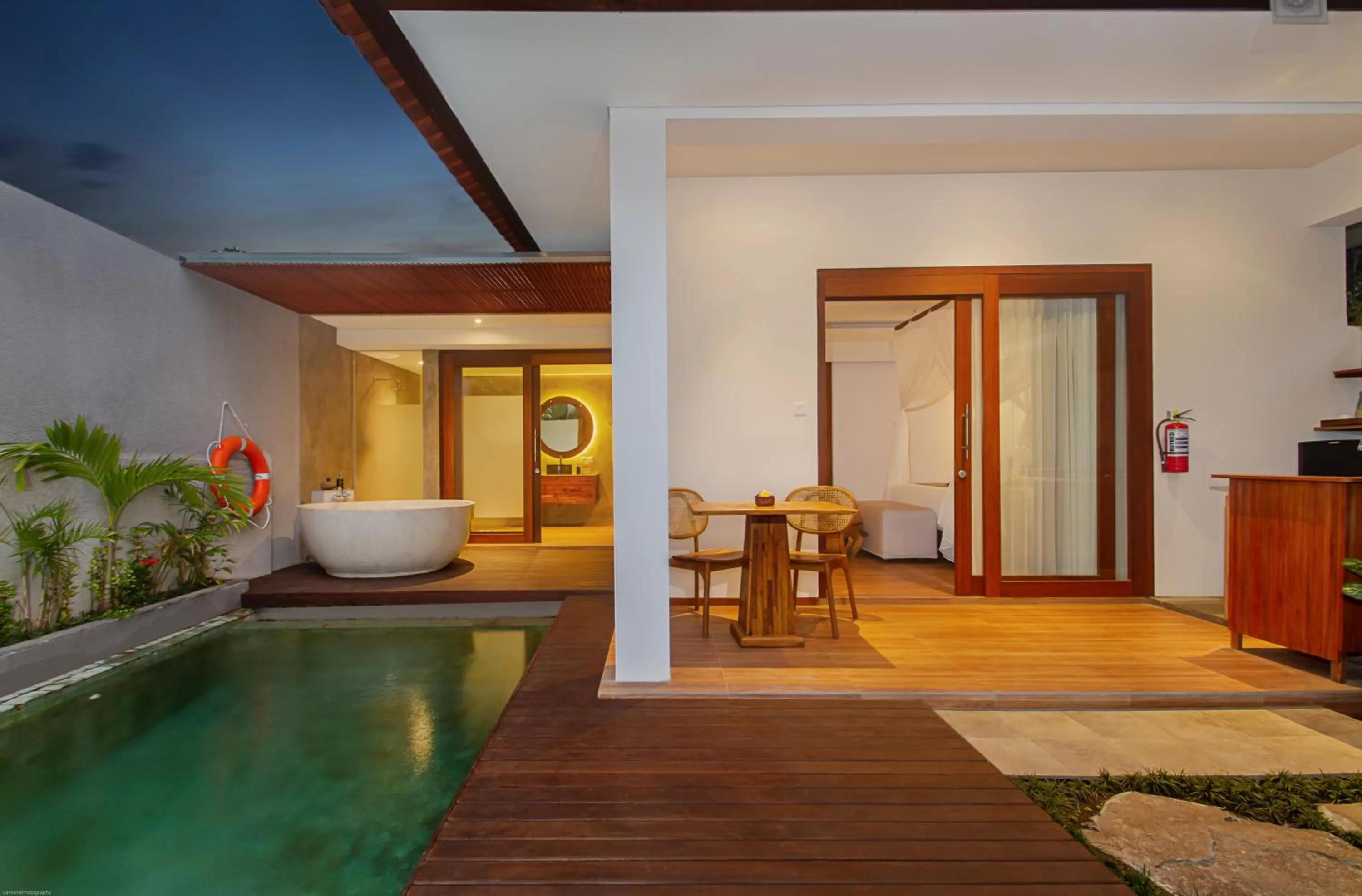 Swimming pool in Reswaha Villas by GenuineHost