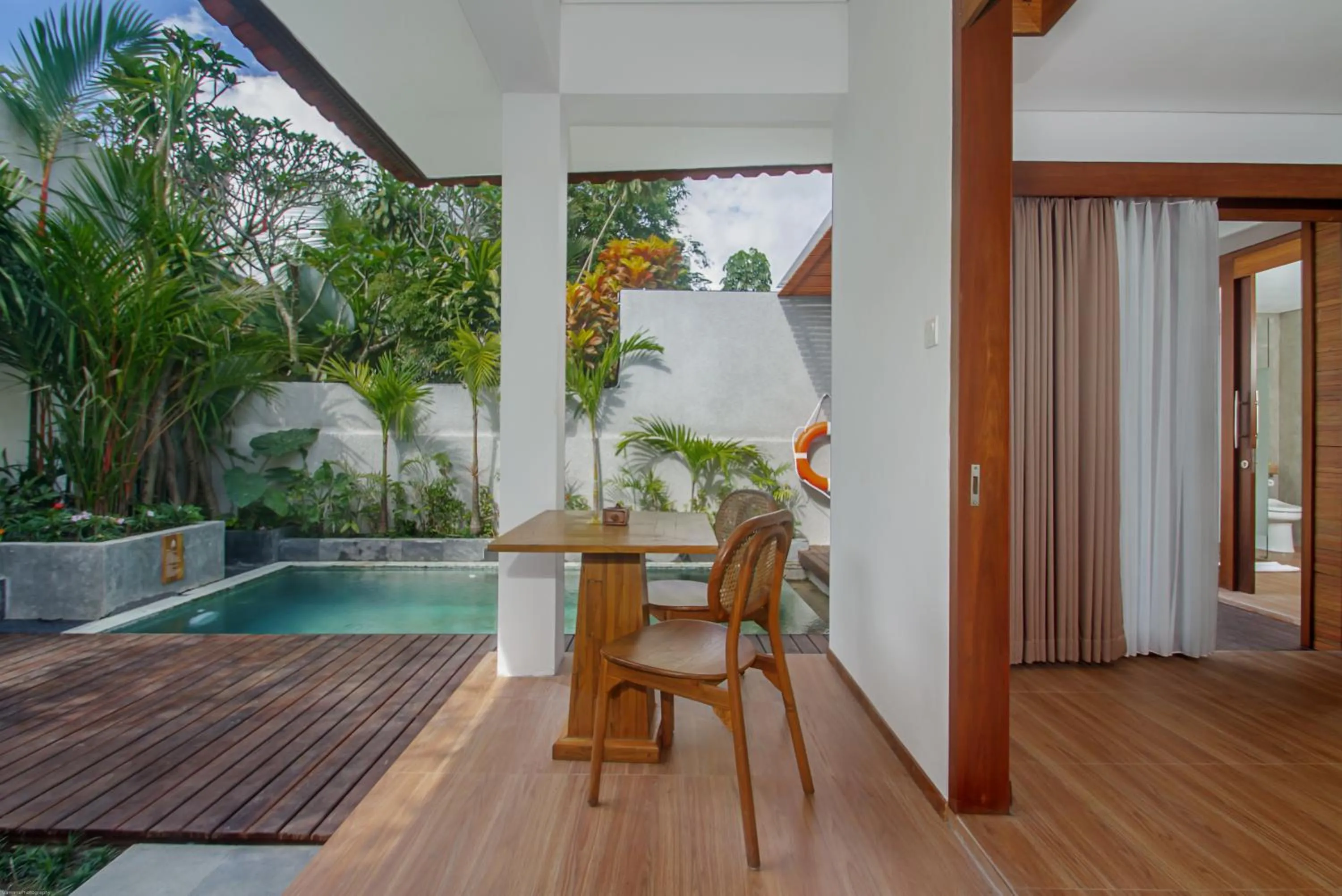 Balcony/Terrace in Reswaha Villas by GenuineHost