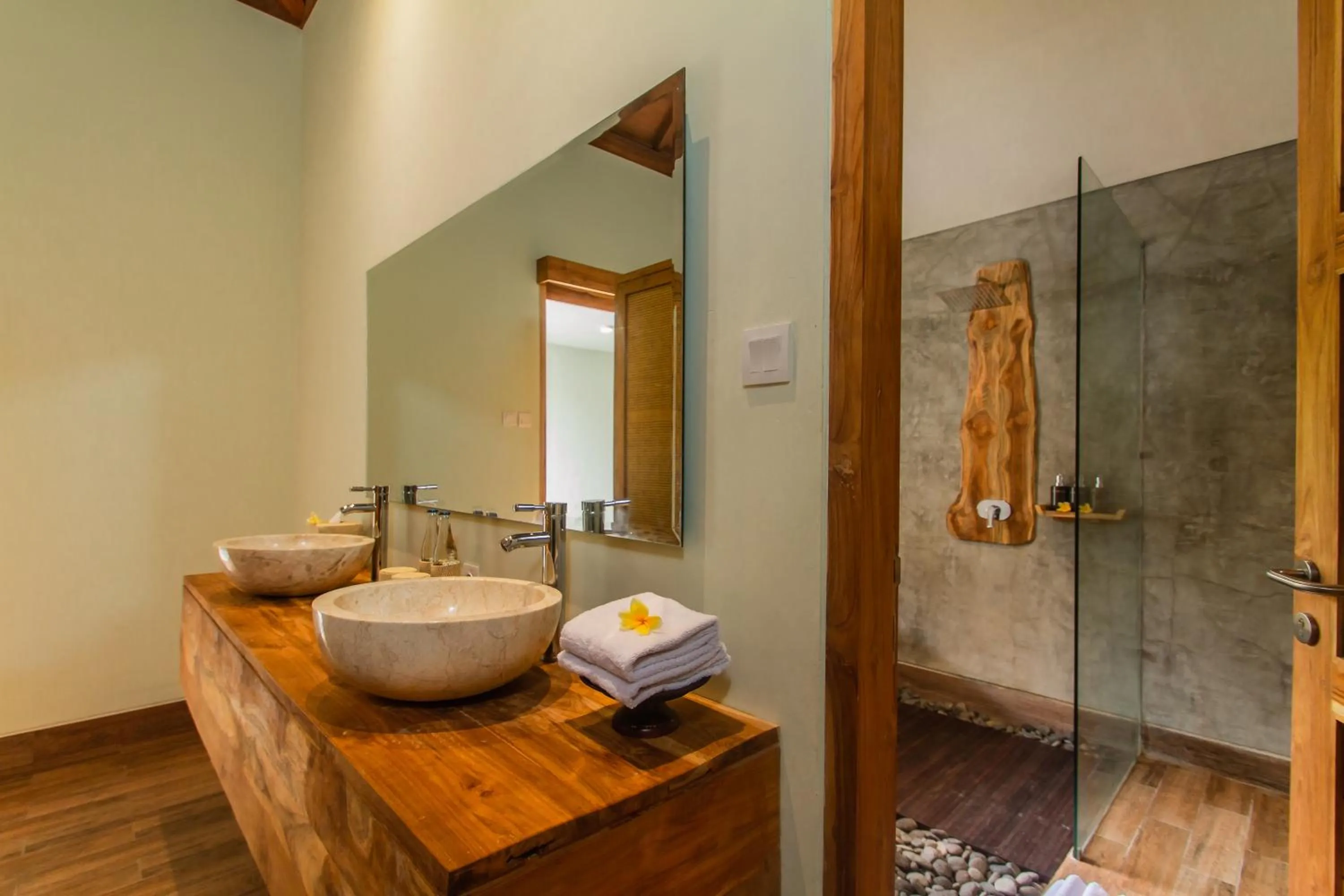 Bathroom in Reswaha Villas by GenuineHost