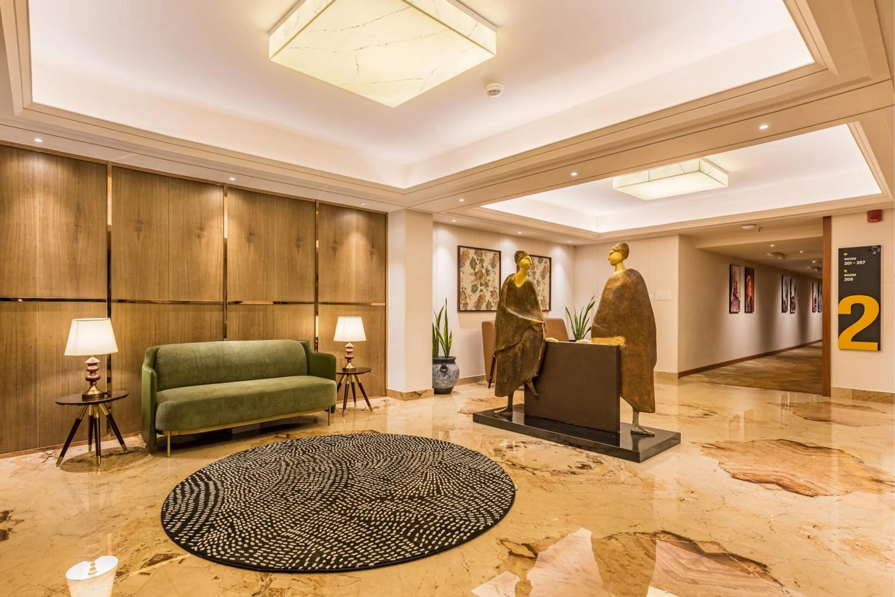 Seating area in Udaan Himalayan Suites and Spa