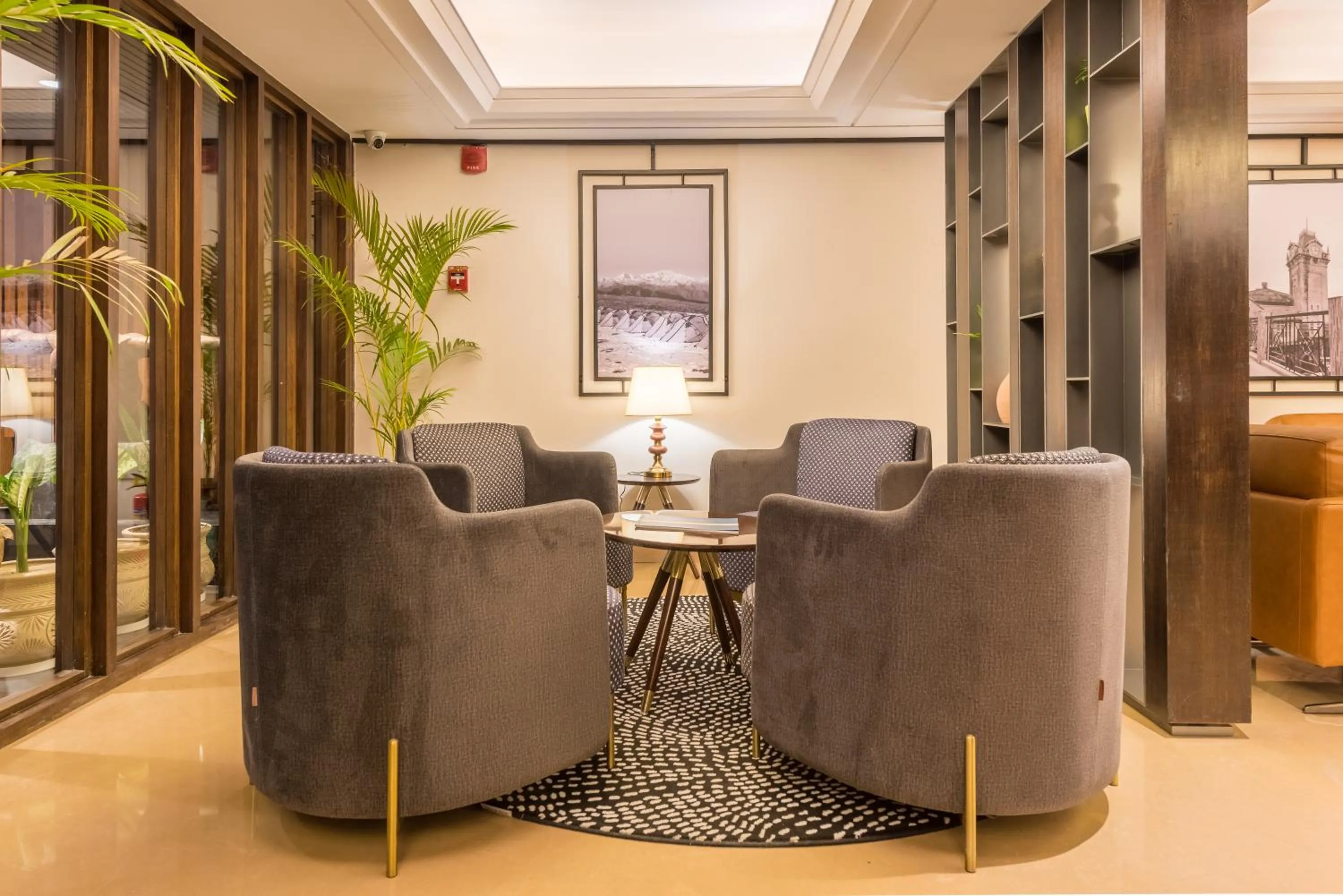 Seating area in Udaan Himalayan Suites and Spa