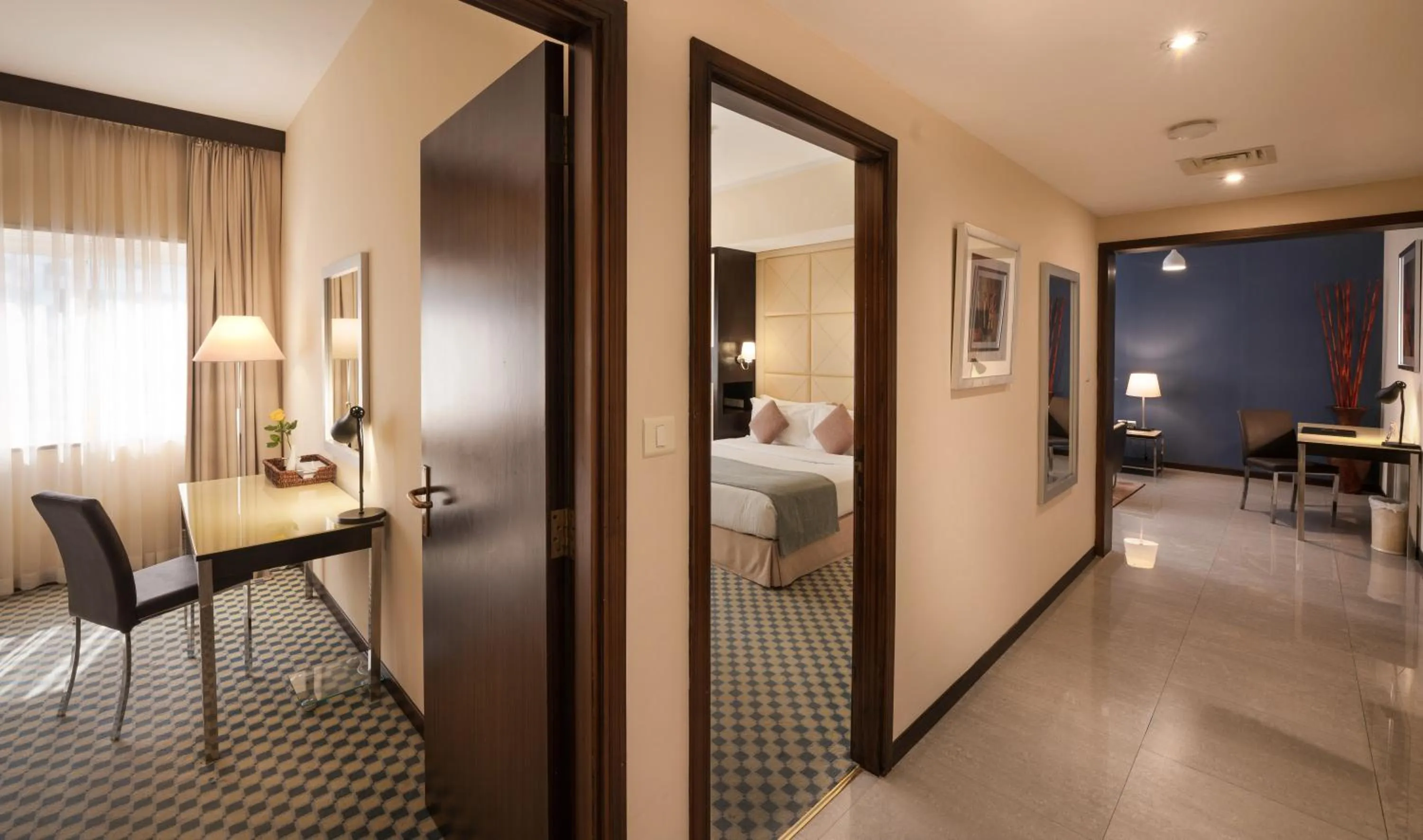 Living room, Bed in The Eclipse Boutique Suites