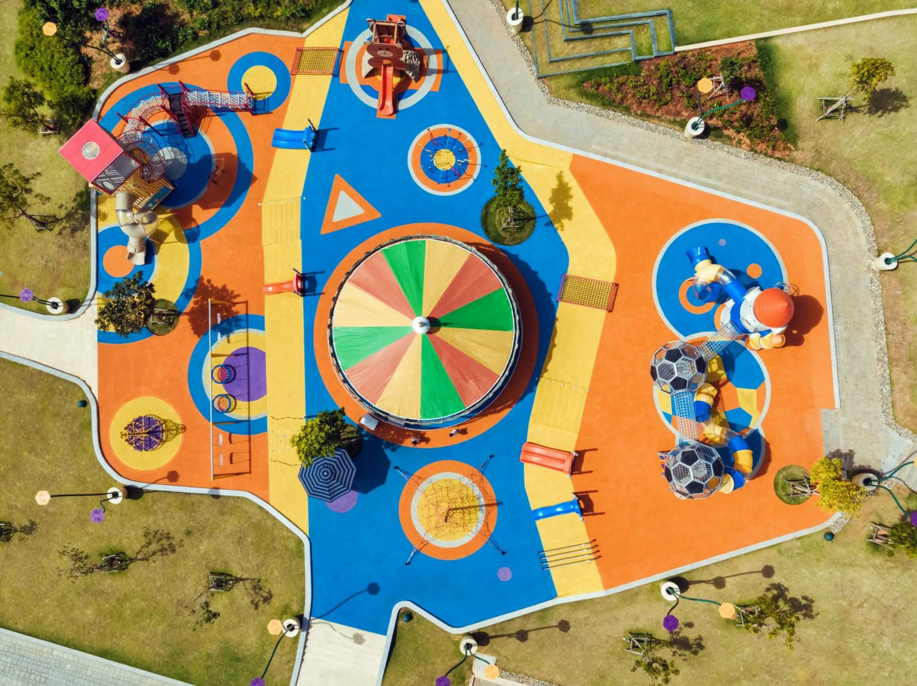 Children play ground in Centara Mirage Resort Mui Ne