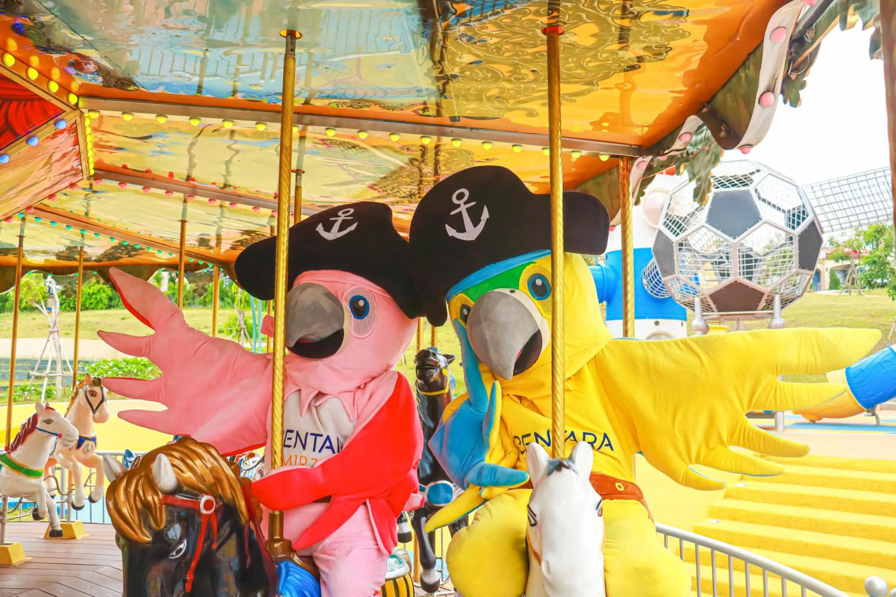 Children play ground in Centara Mirage Resort Mui Ne