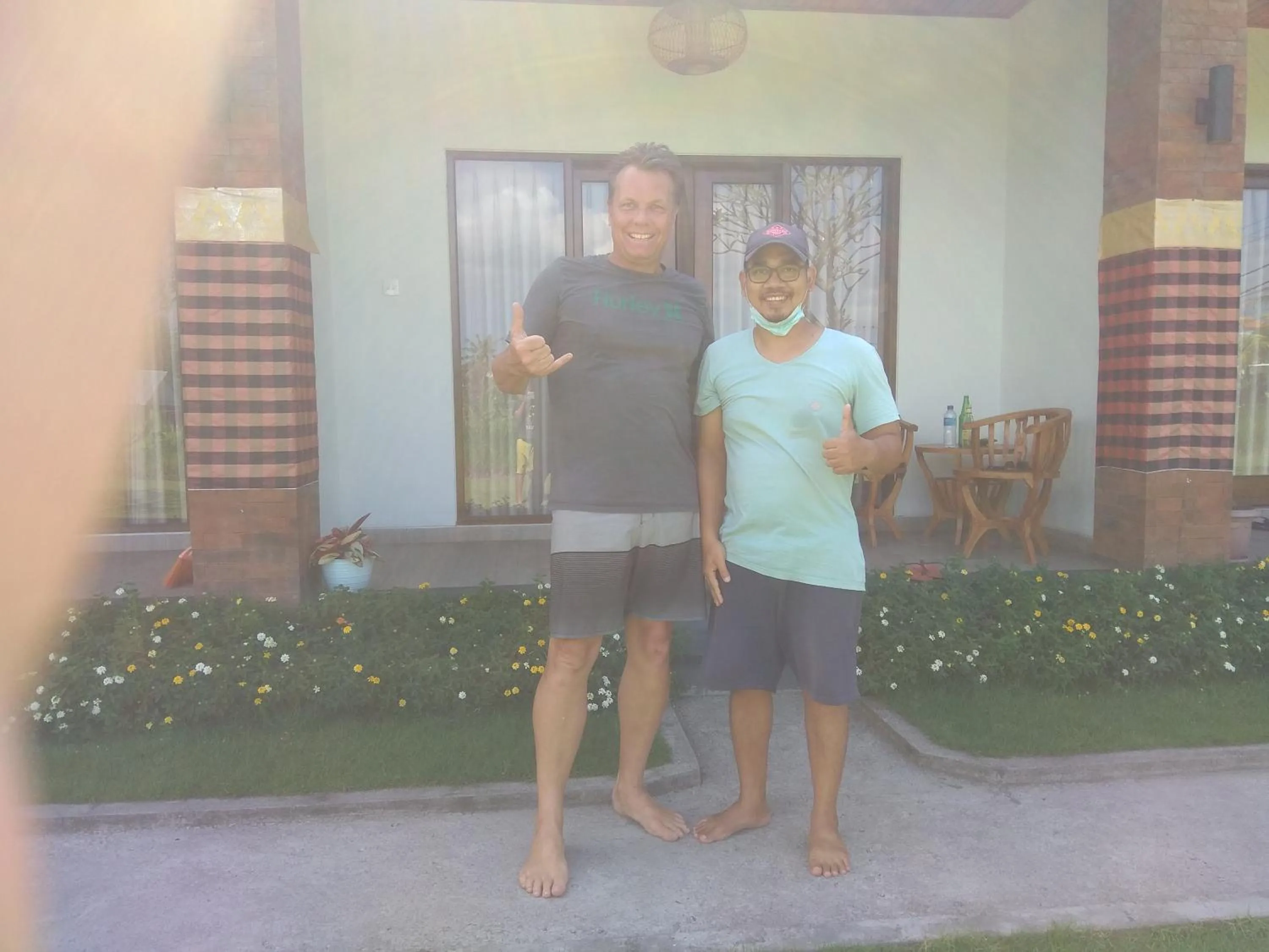 Guests in Tamiu Guesthouse at Desa Wisata Keramas Near Keramas Surf Beach