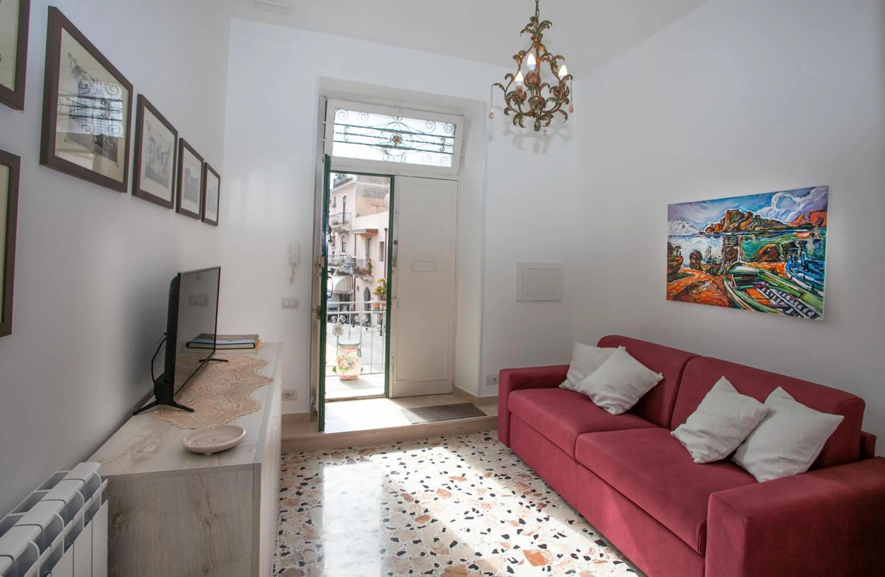 Living room in Casa Rosa