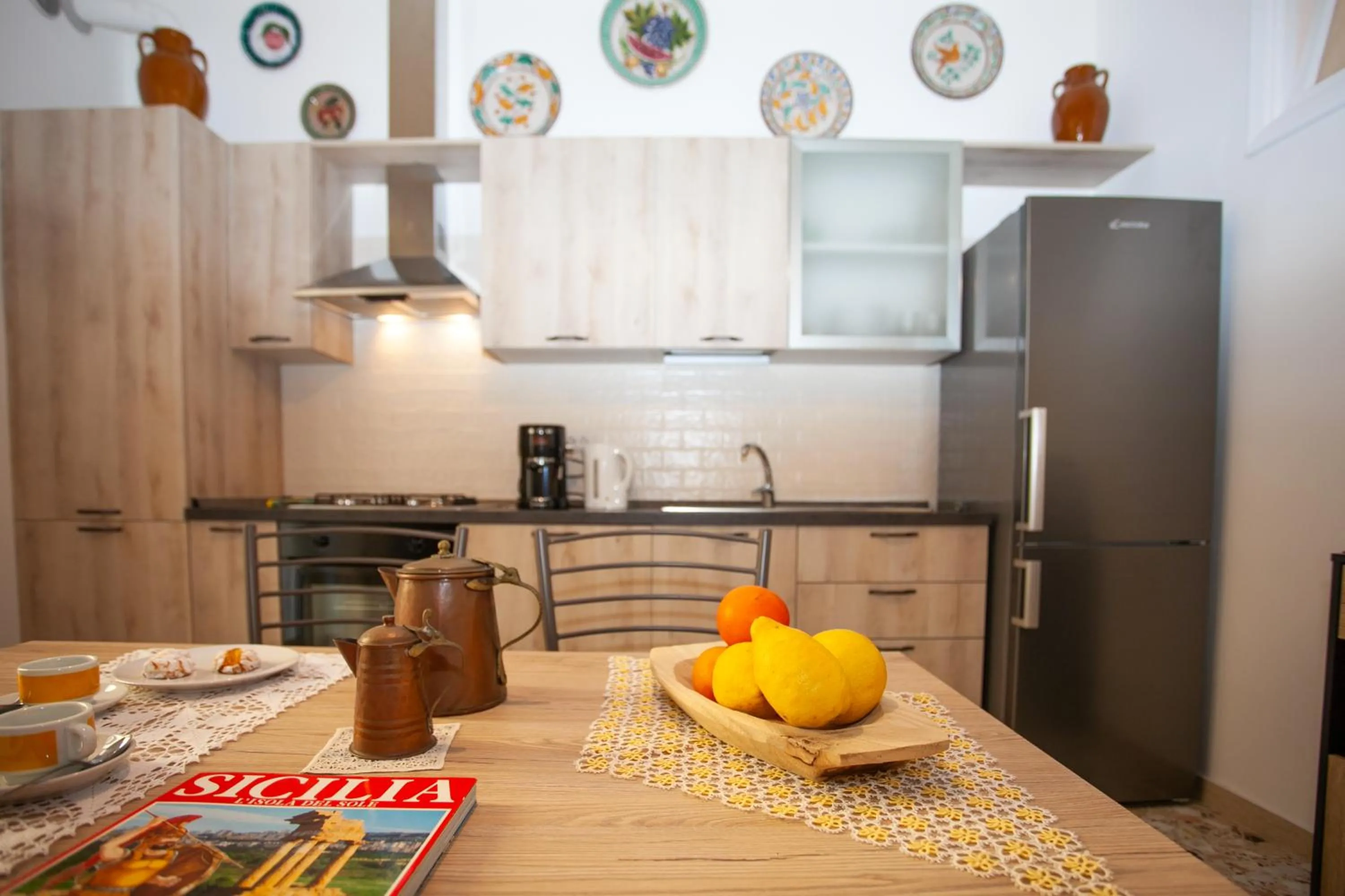 Kitchen or kitchenette in Casa Rosa