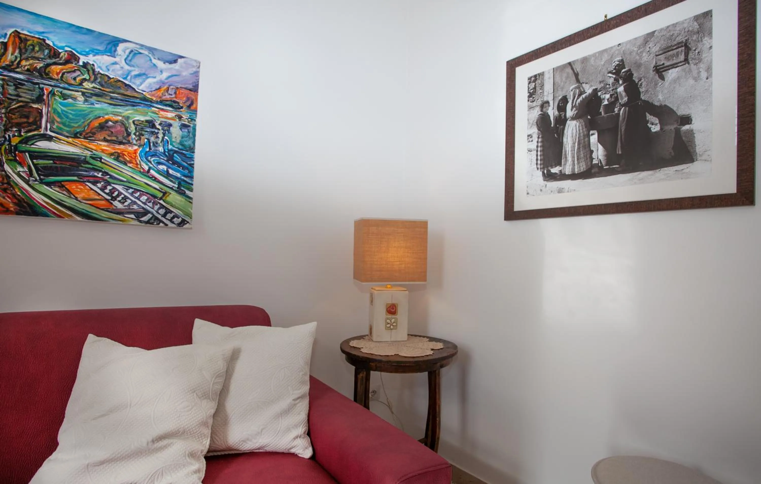 Living room in Casa Rosa