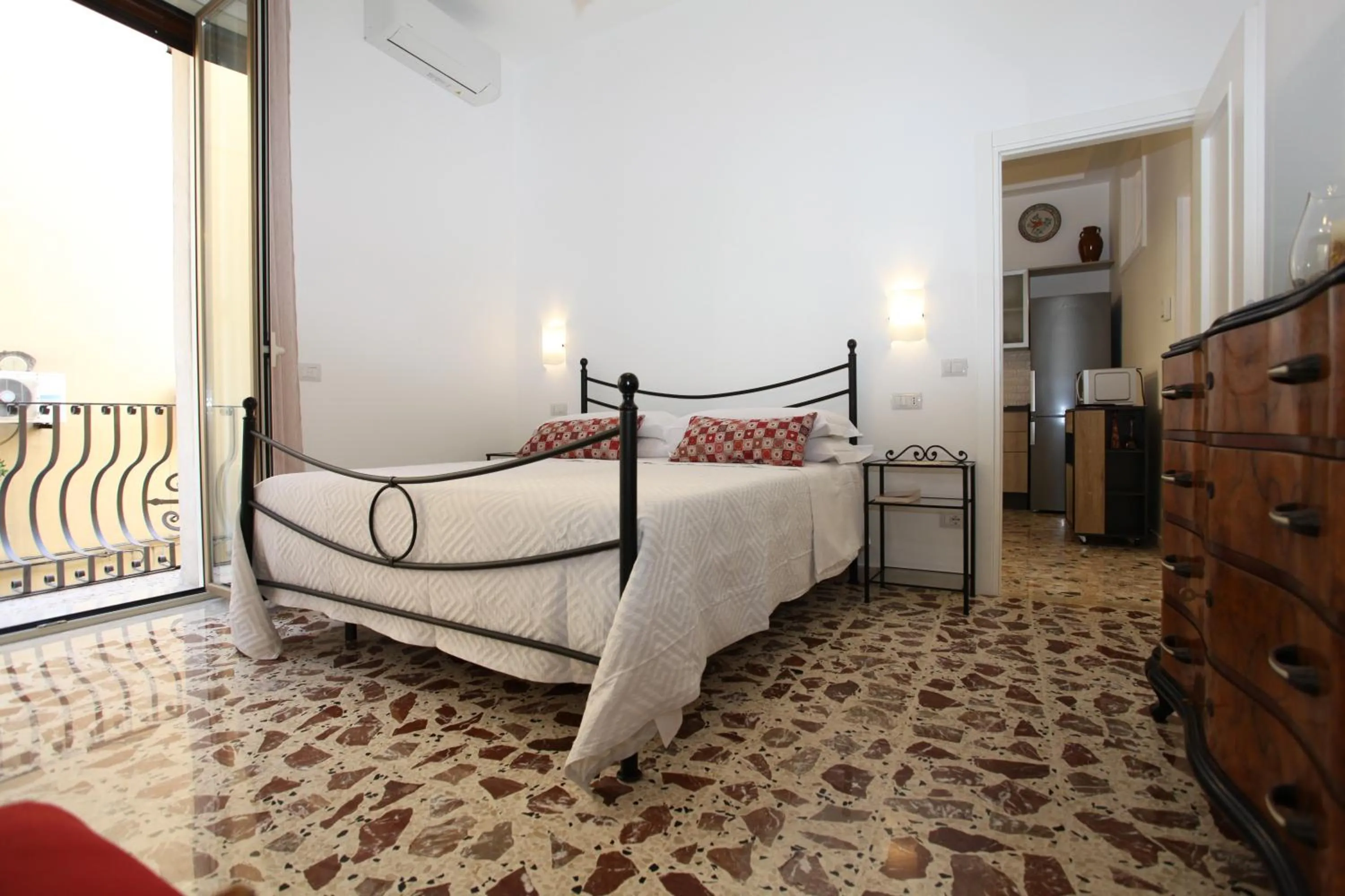 Bedroom, Bed in Casa Rosa