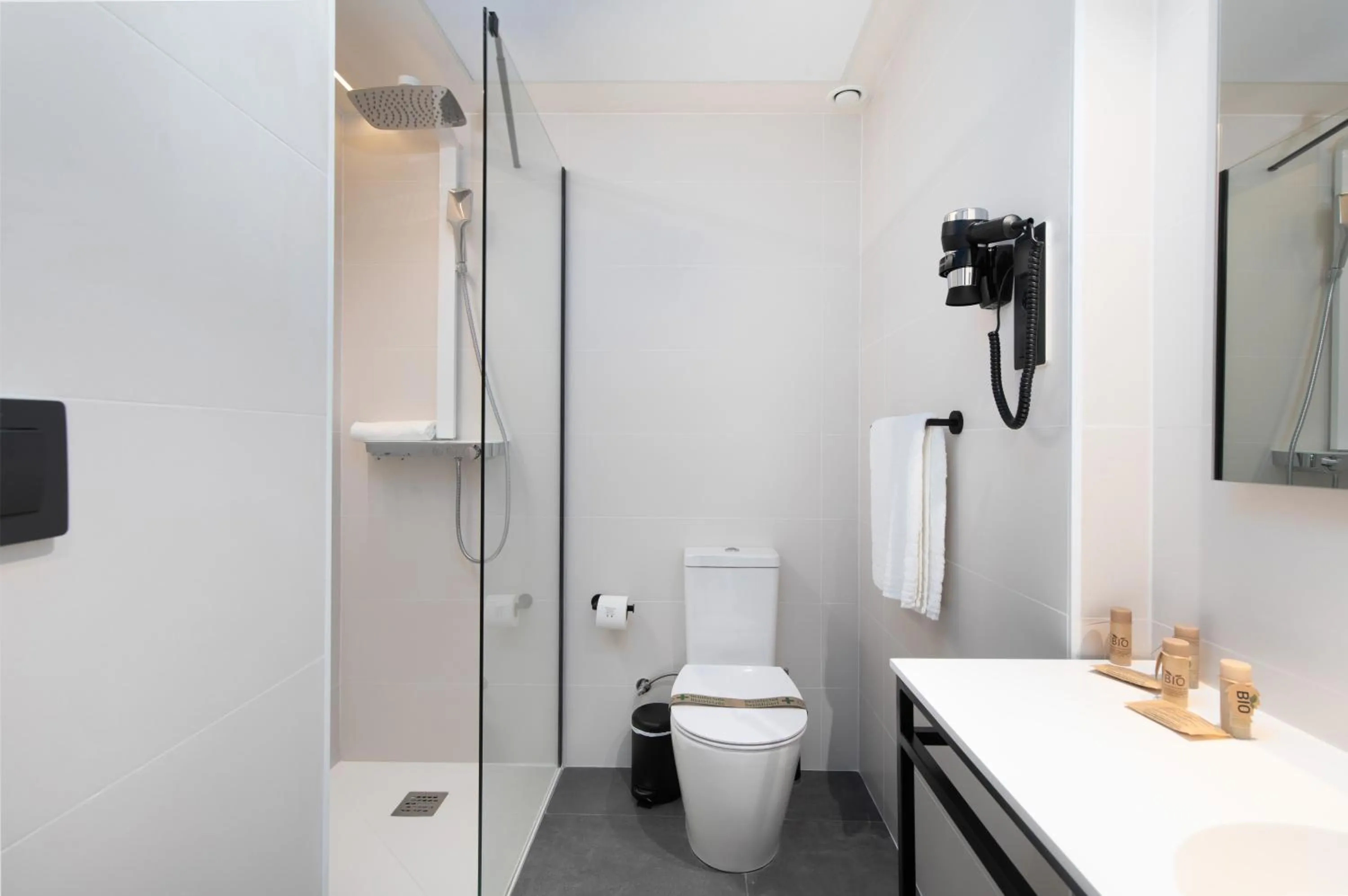 Shower in Arena Zone Hotel