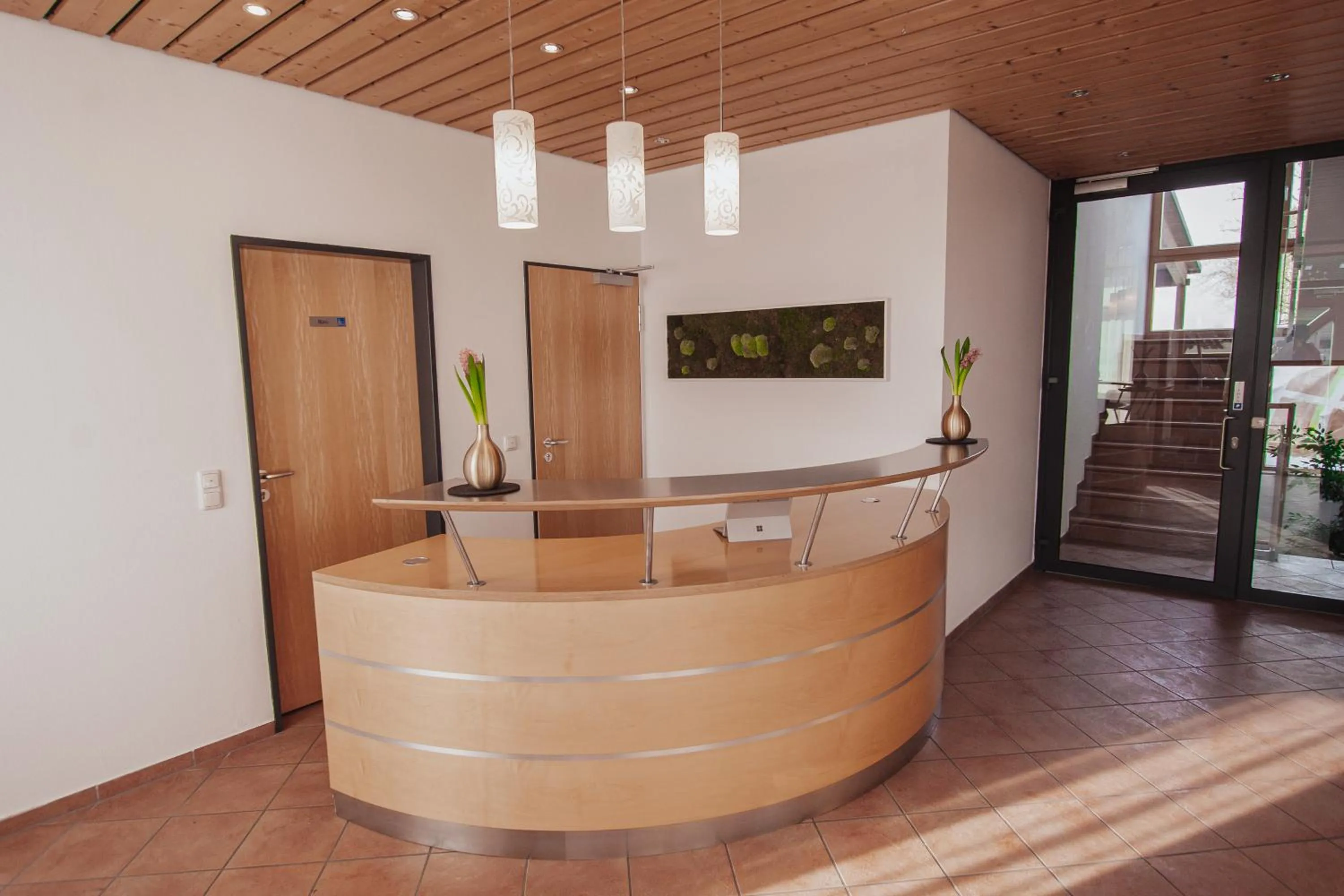 Lobby or reception in Hotel am Hachinger Bach by Blattl