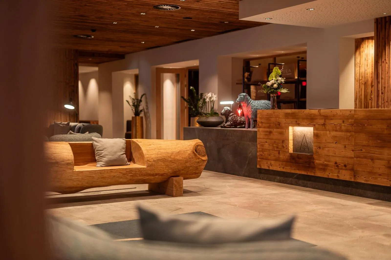 Lobby or reception in ADEA Lifestyle Suites Fieberbrunn
